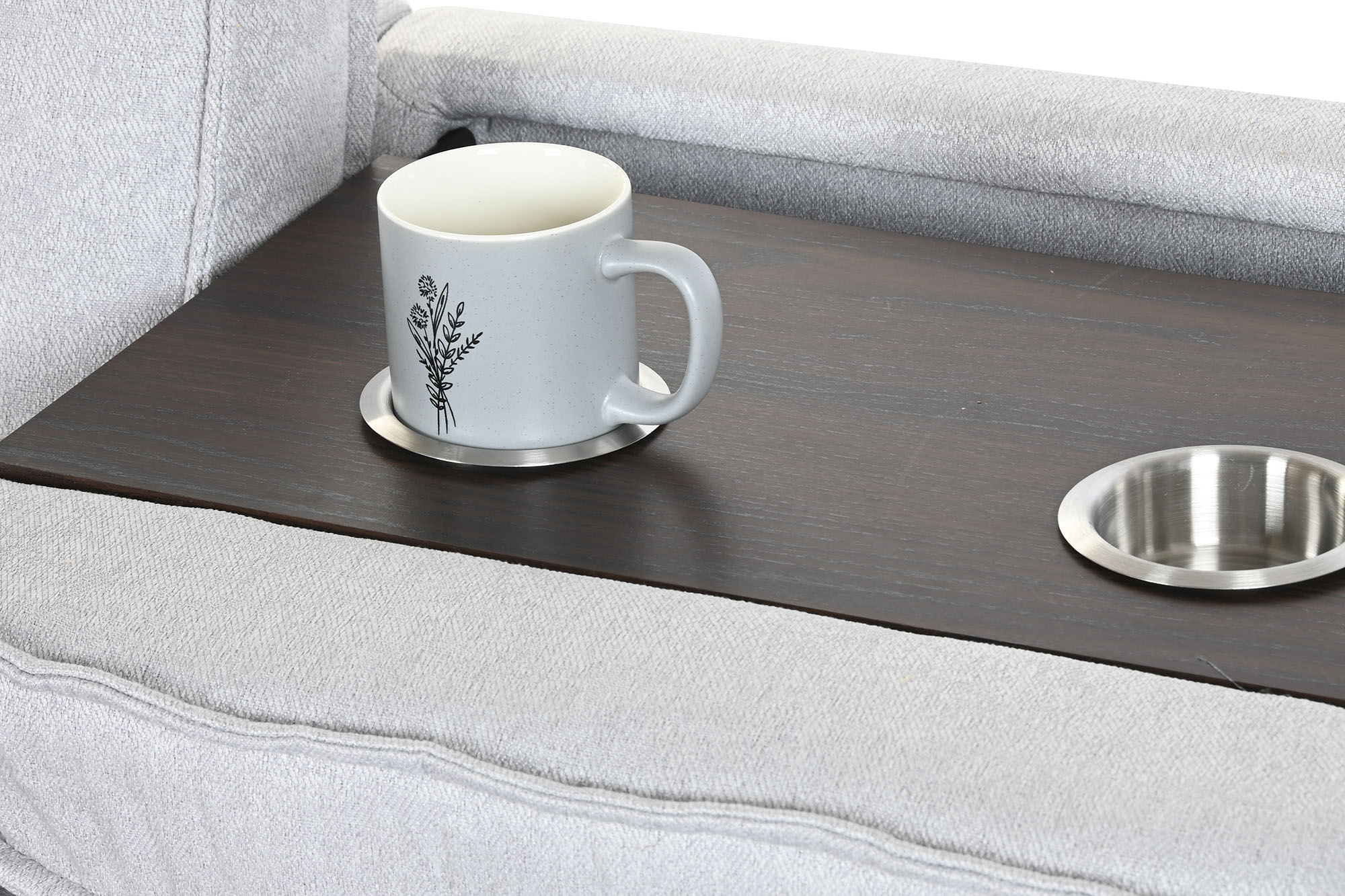 Sofa Cama Poliester 220X153X88 Gris Claro