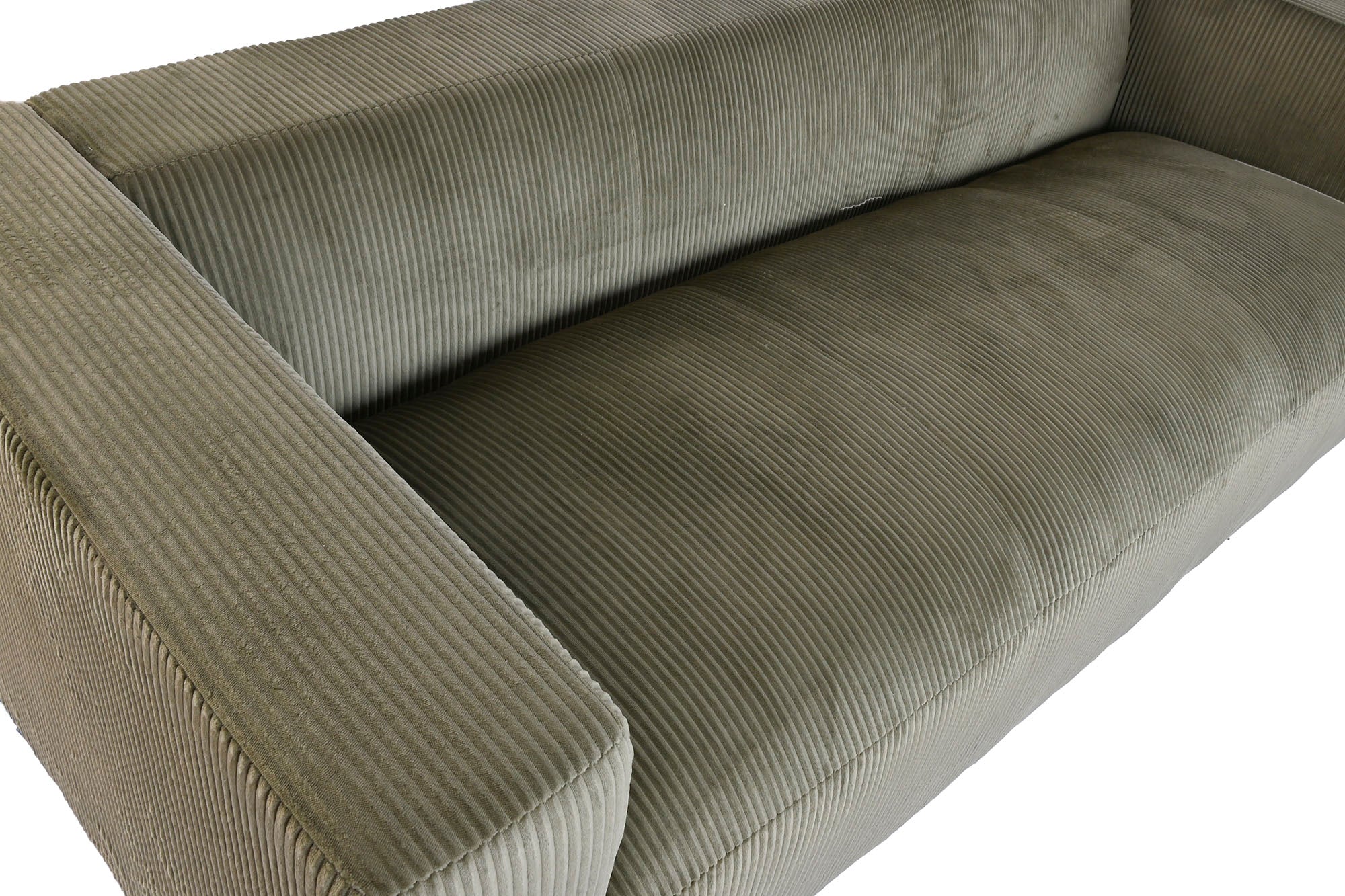 Sofa Poliester 224X95,5X66,5 Verde