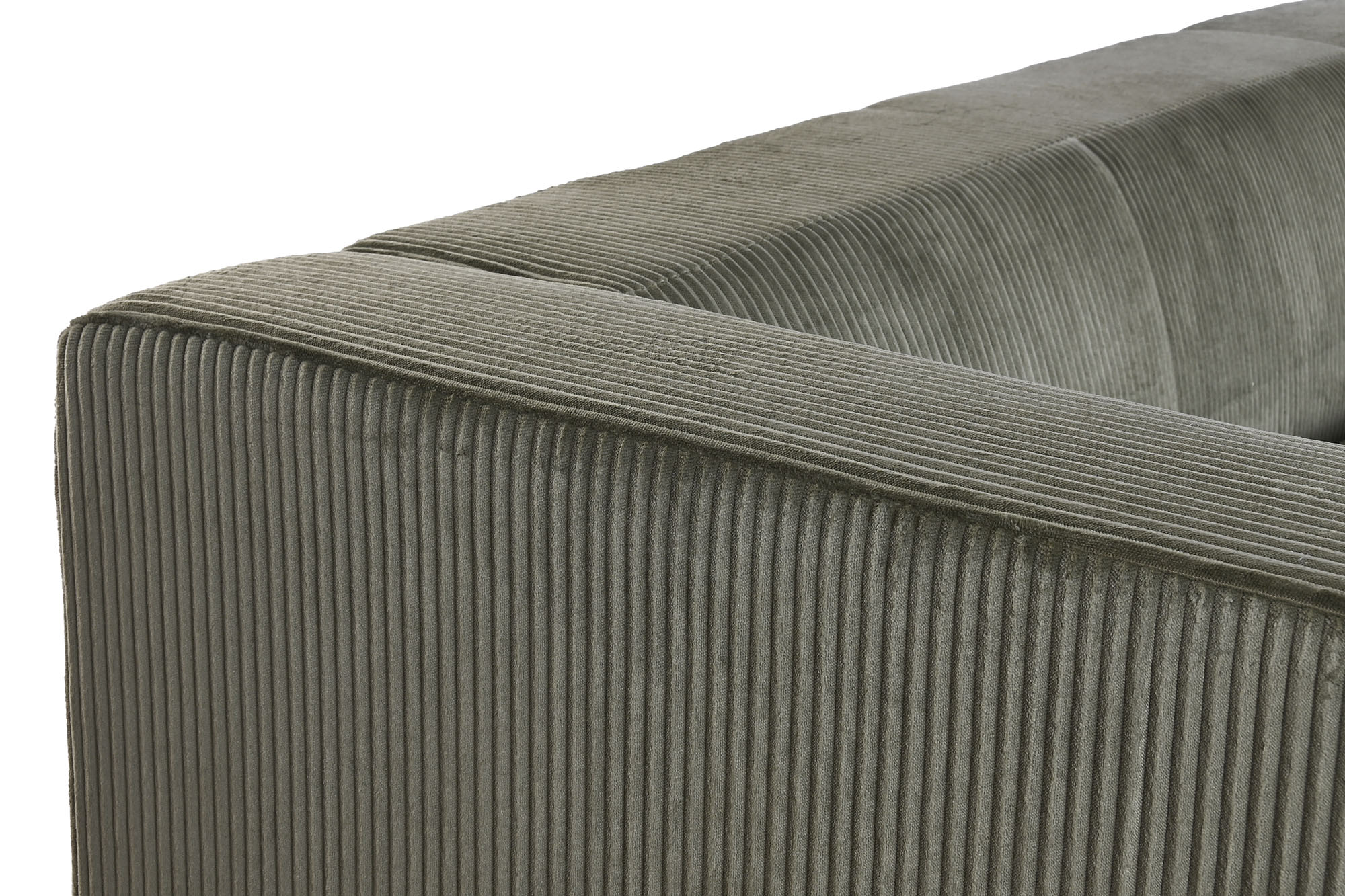 Sofa Poliester 224X95,5X66,5 Verde