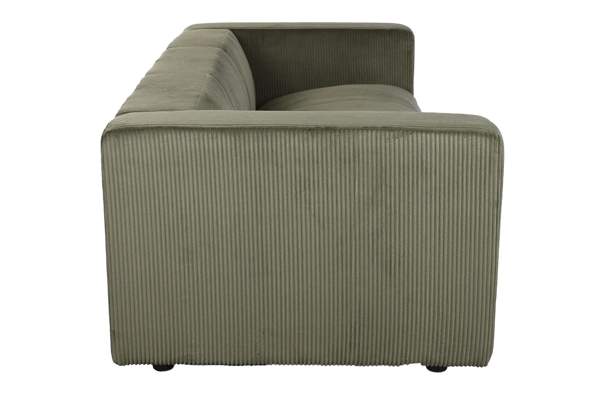 Sofa Poliester 224X95,5X66,5 Verde