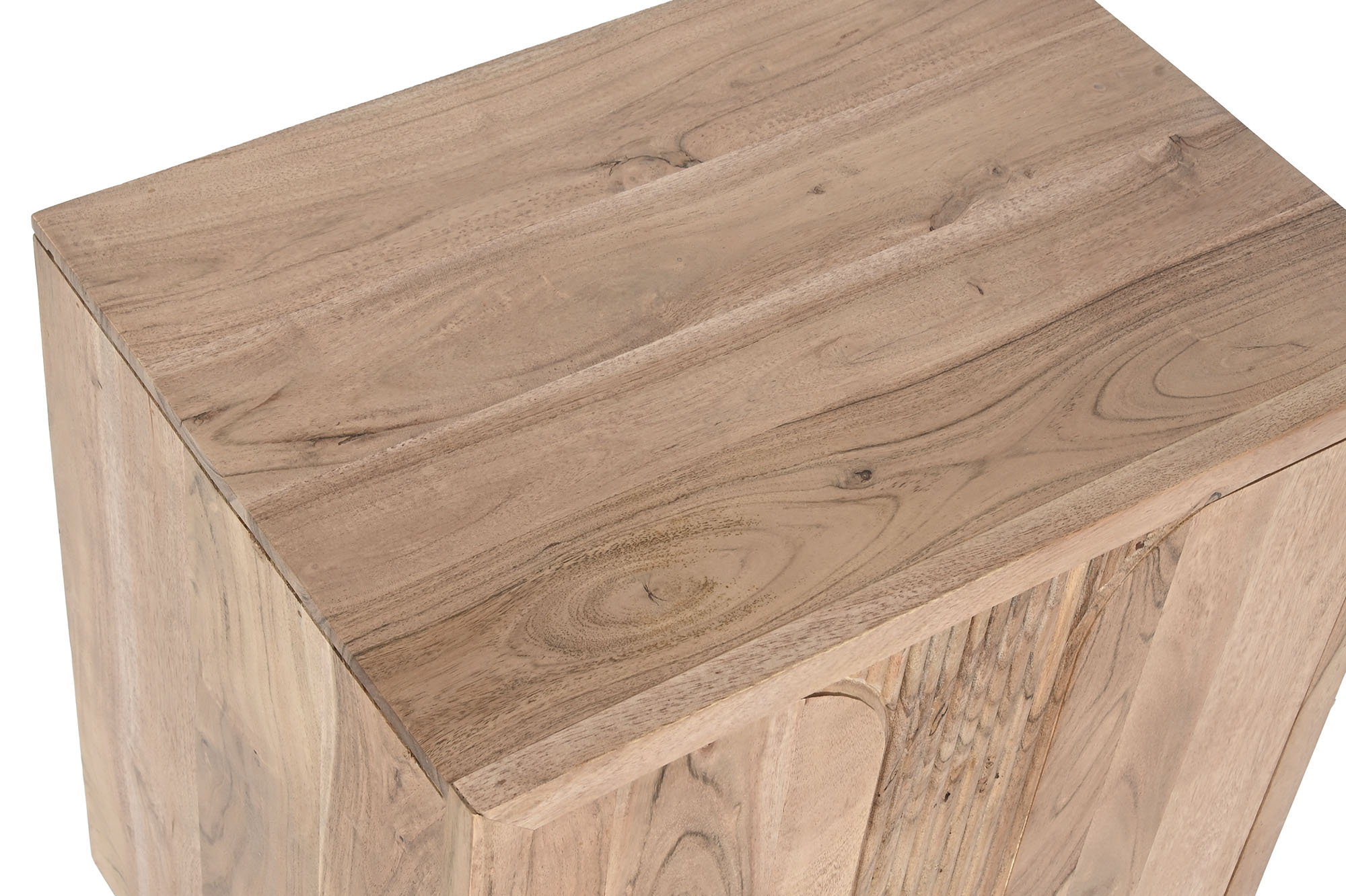 Mesita De Noche Acacia 50X35,5X55,5