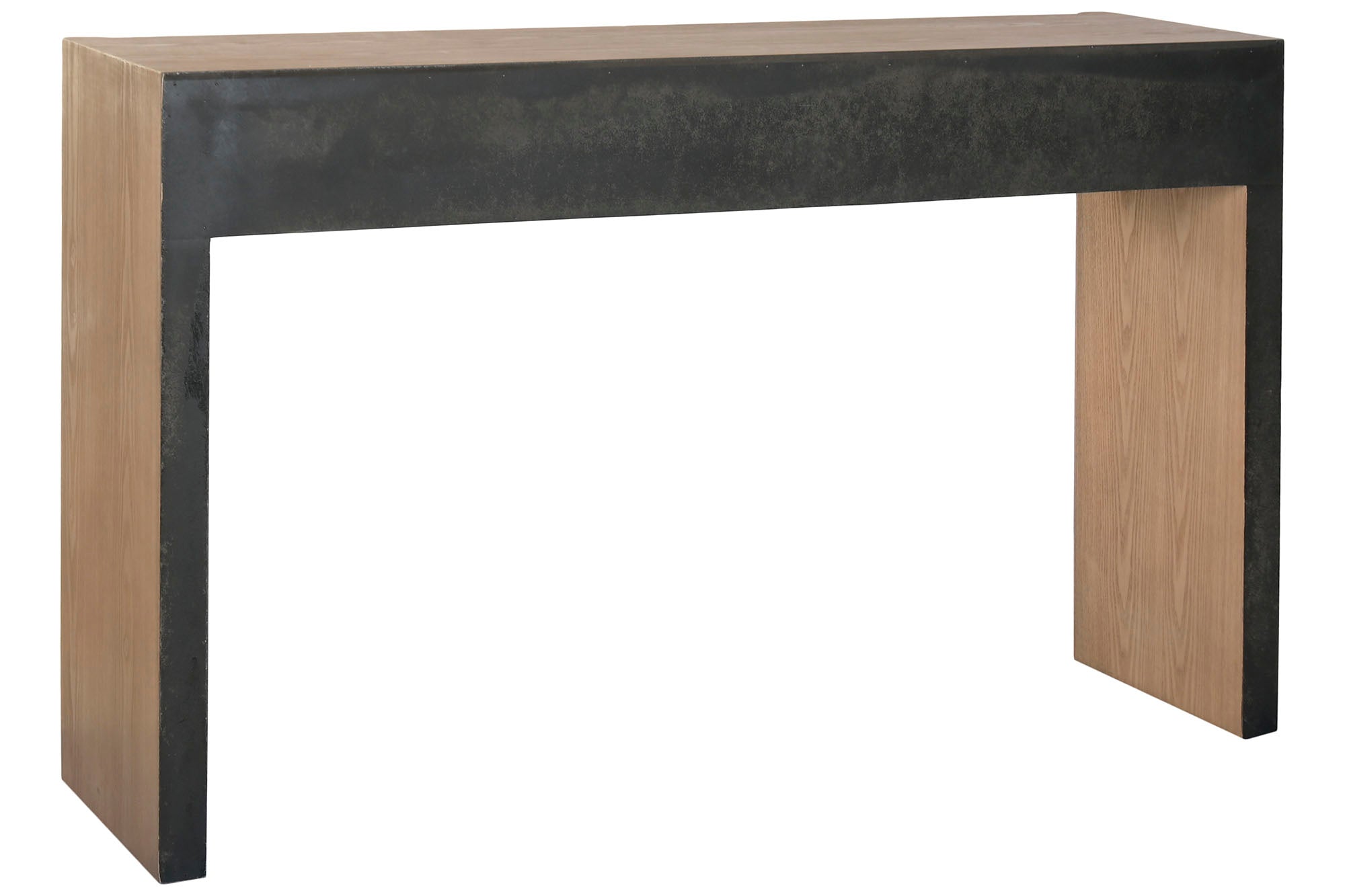 Consola Abeto Metal 131X37X81 20,00 Marron