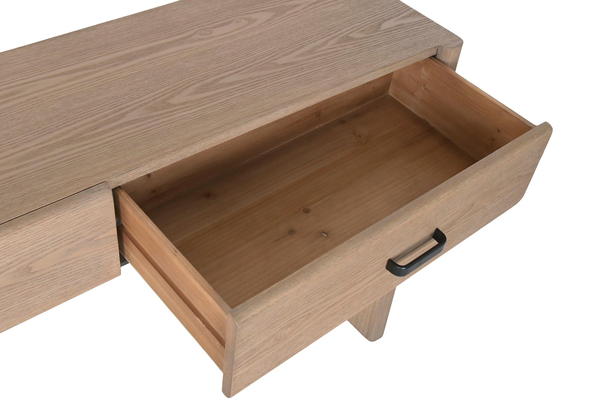 Consola Abeto Metal 131X37X81 20,00 Marron