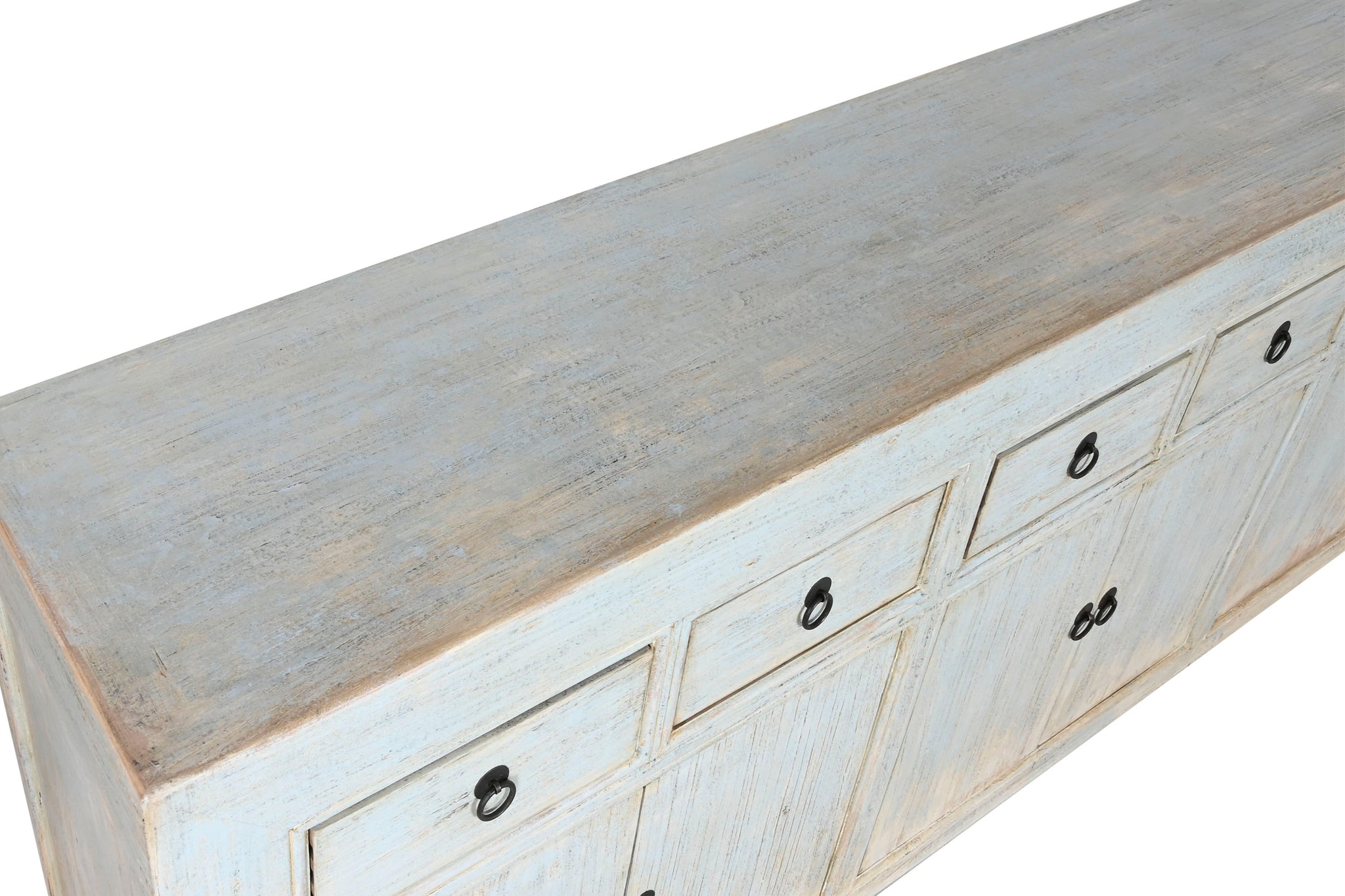 Aparador Olmo Macizo 220X45X85 6 Pue 6 Caj