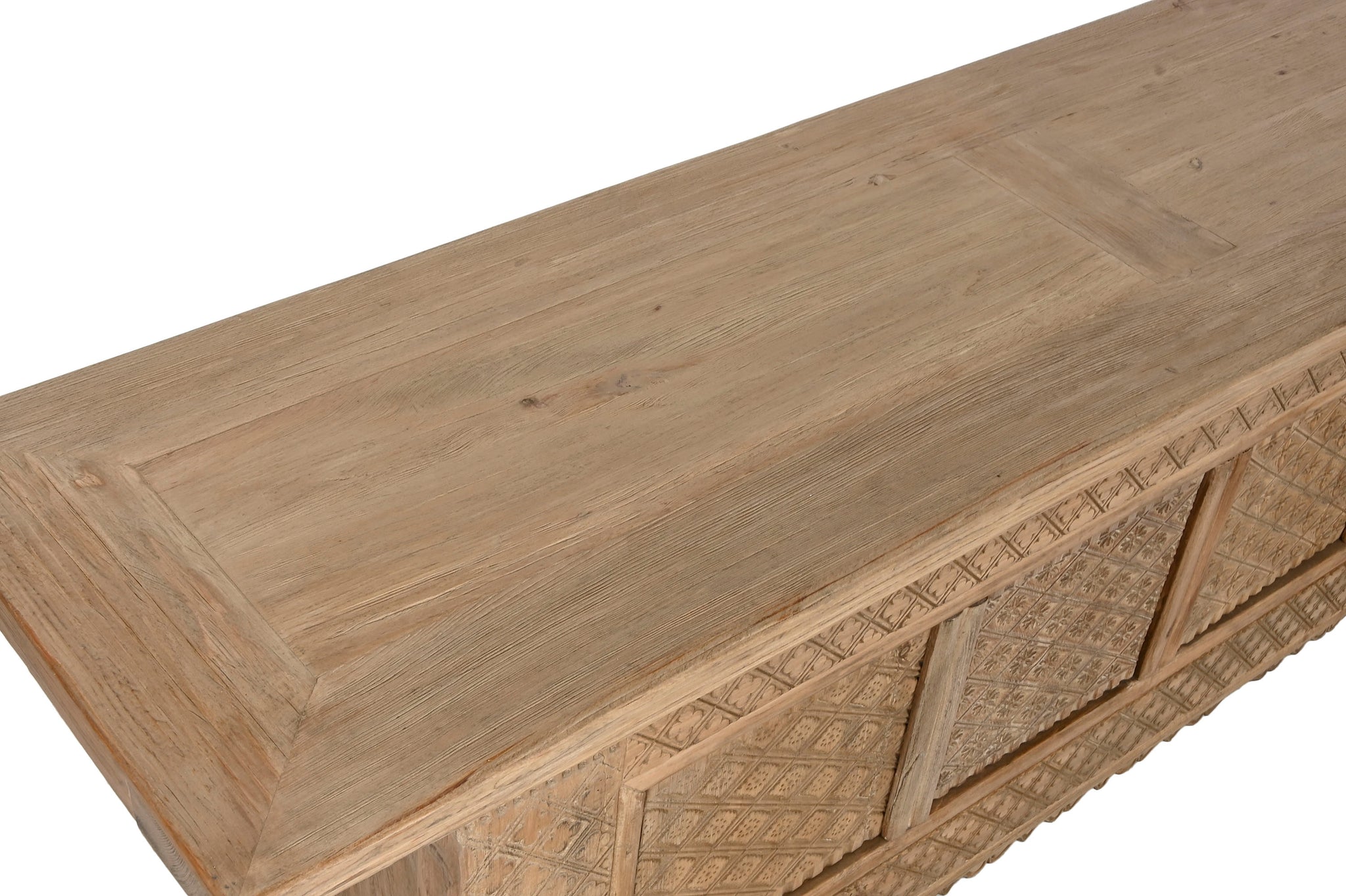 Mueble Tv Olmo Macizo 180X44X60 44,00 Tallado