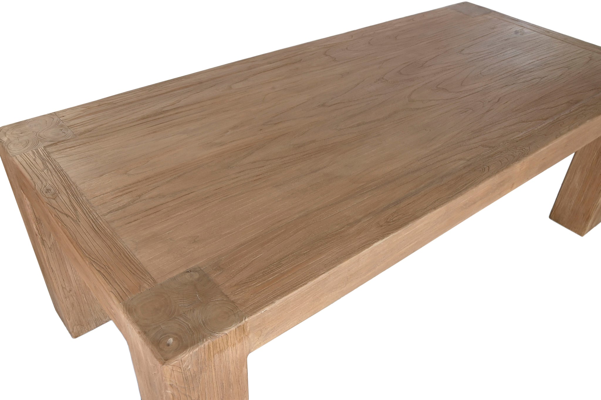 Mesa de Jantar em Olmo Maciço 220x100x76