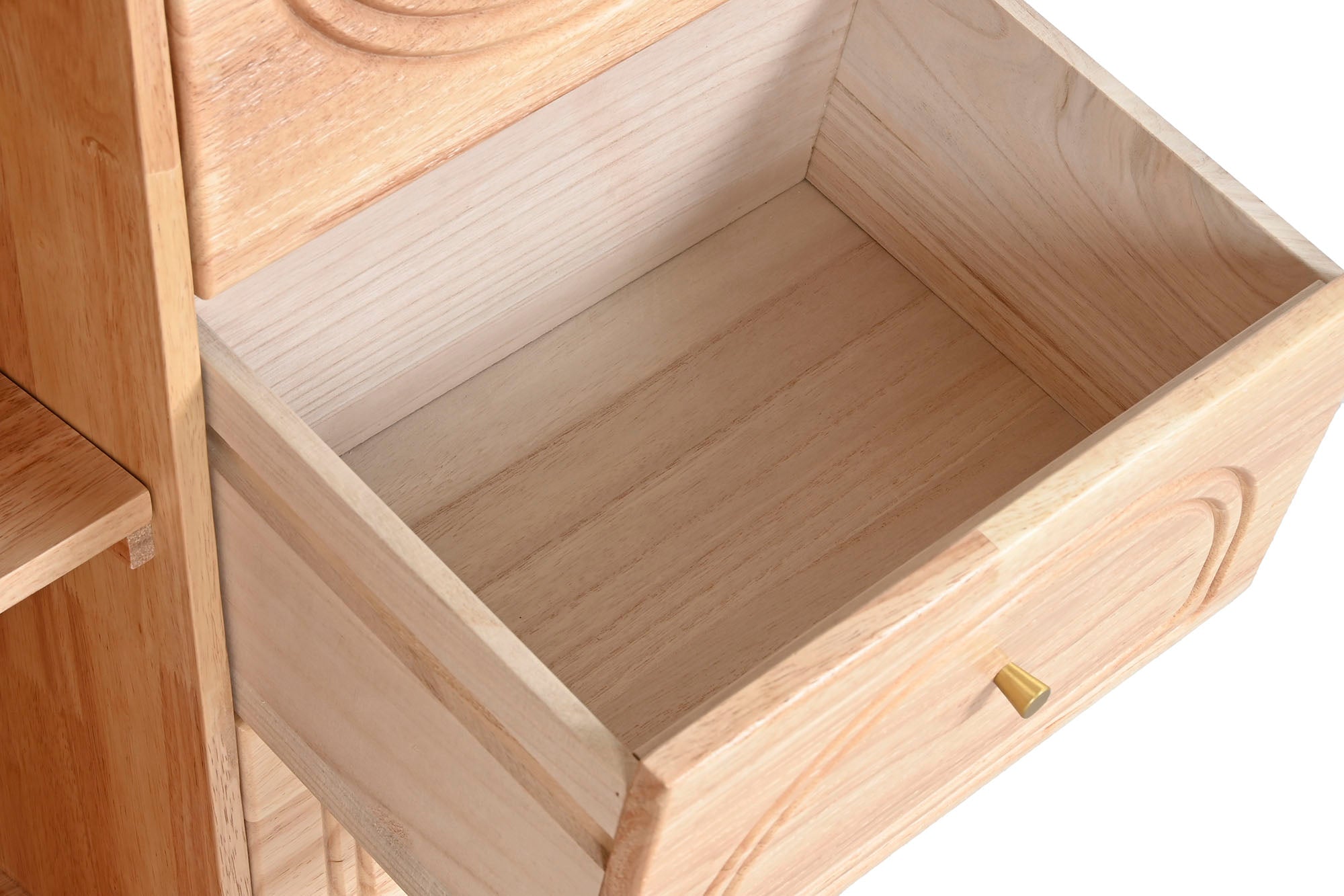 Buffet Rubberwood Ratan 73,5X35X78 Natural