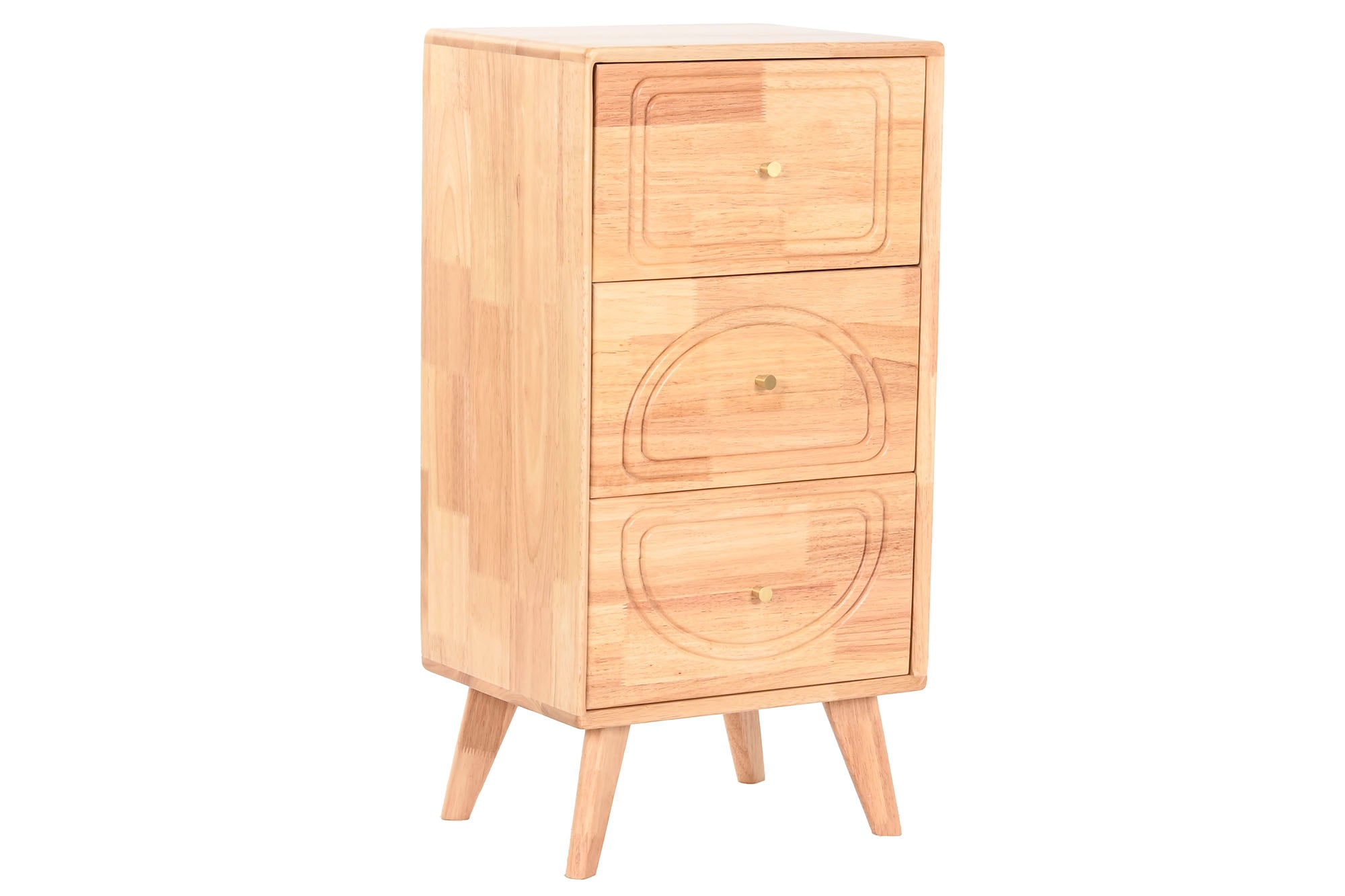 Rubberwood Chest of Drawers 40x30x78