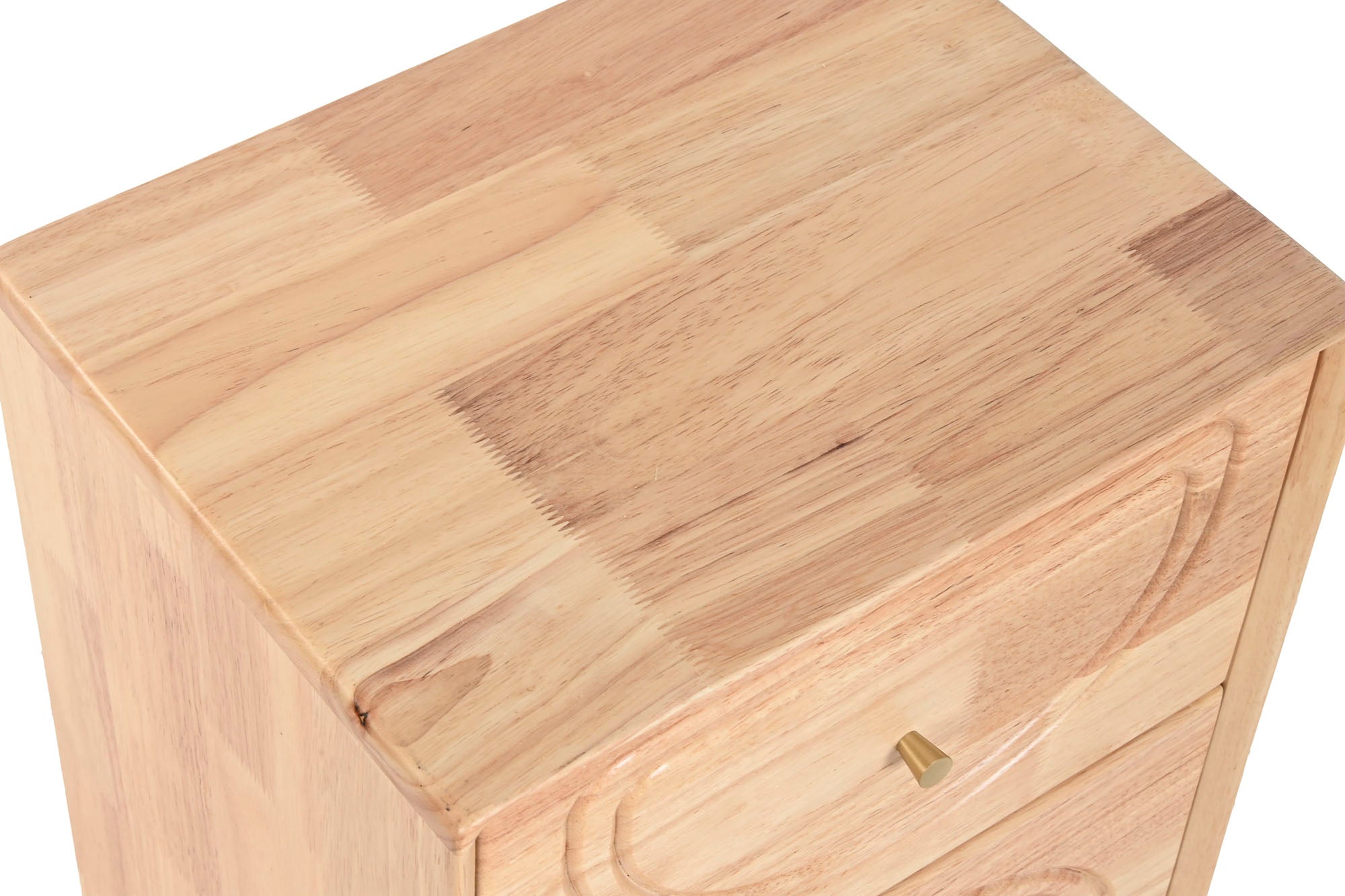 Mesita De Noche Madera De Hevea 40X30X58