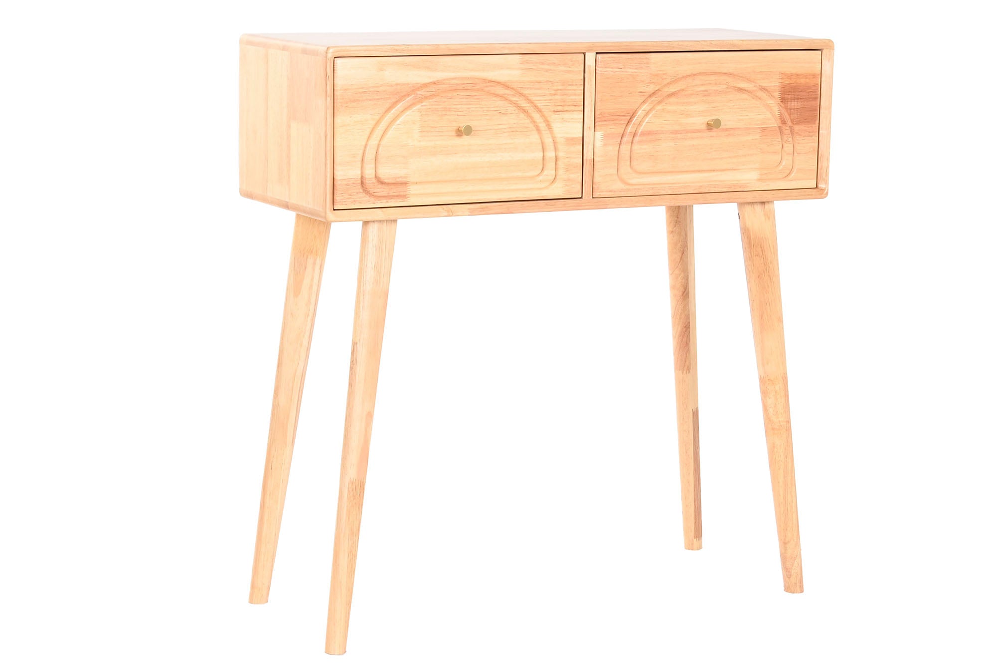Consola Madera De Hevea 80,5X30X80