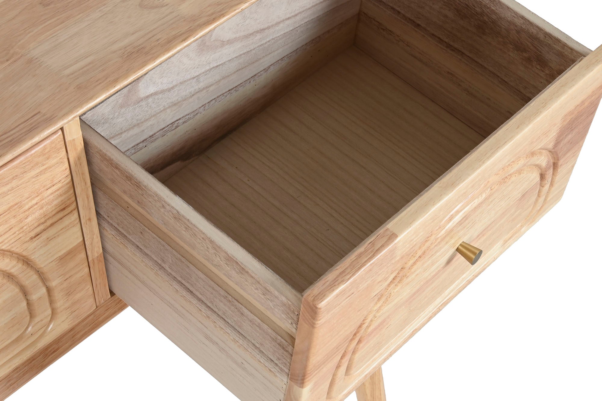 Consola Madera De Hevea 80,5X30X80