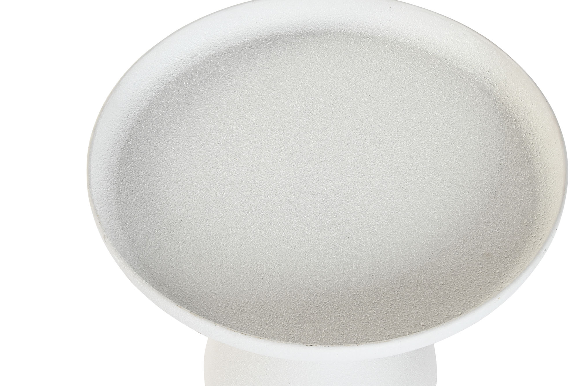 Metal Side Table 51x51x51 Light Grey