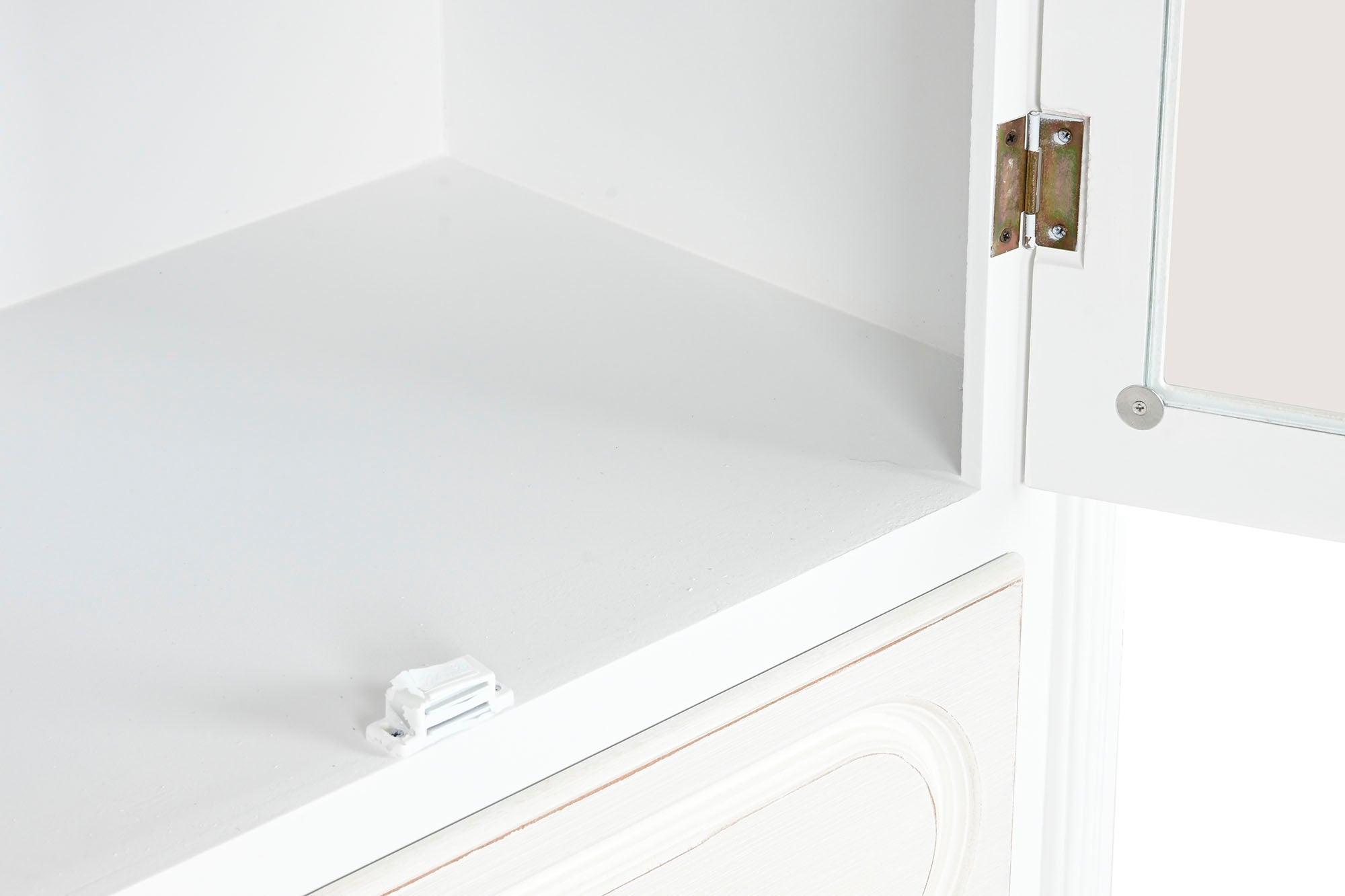 Vitrina Madera Cristal 76X39X193 Blanco