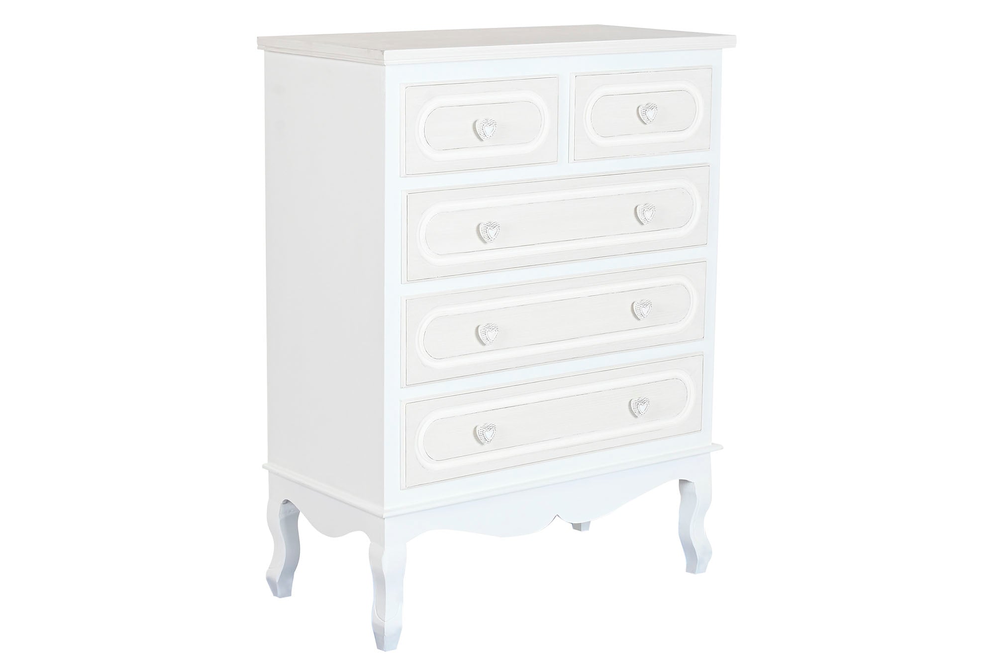 Cômoda de madeira MDF 80X42X105 30,00 Branco