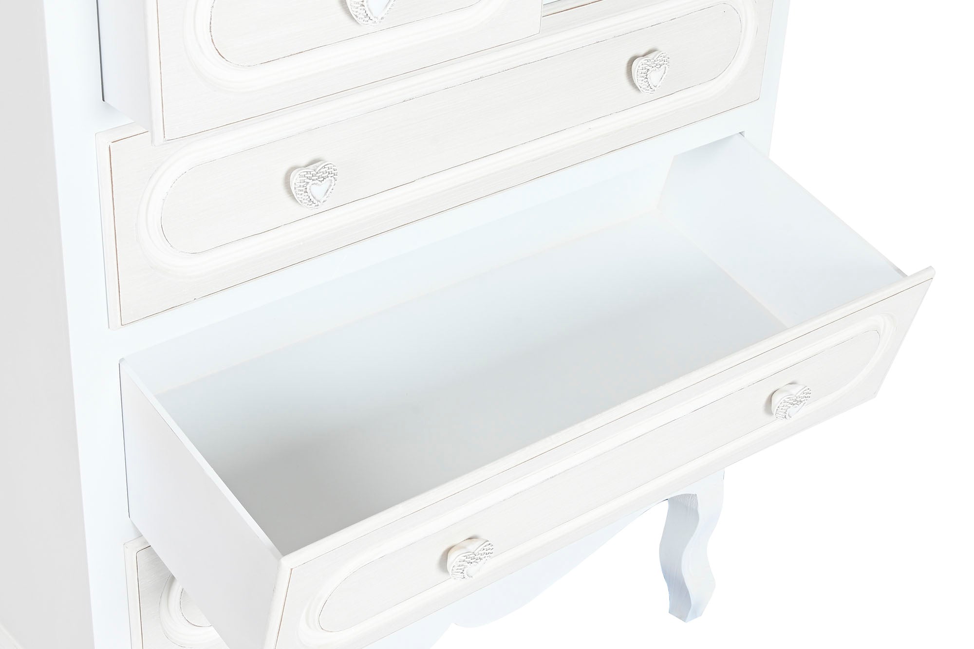Cômoda de madeira MDF 80X42X105 30,00 Branco