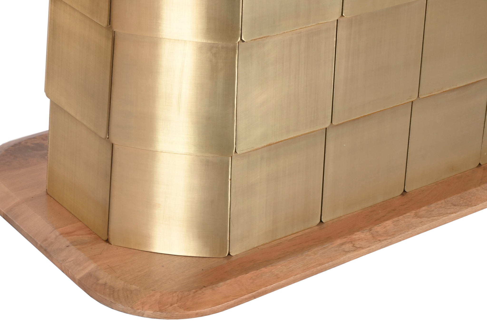 Mesa de Jantar em Latão Mango 210X110X76 Dourada