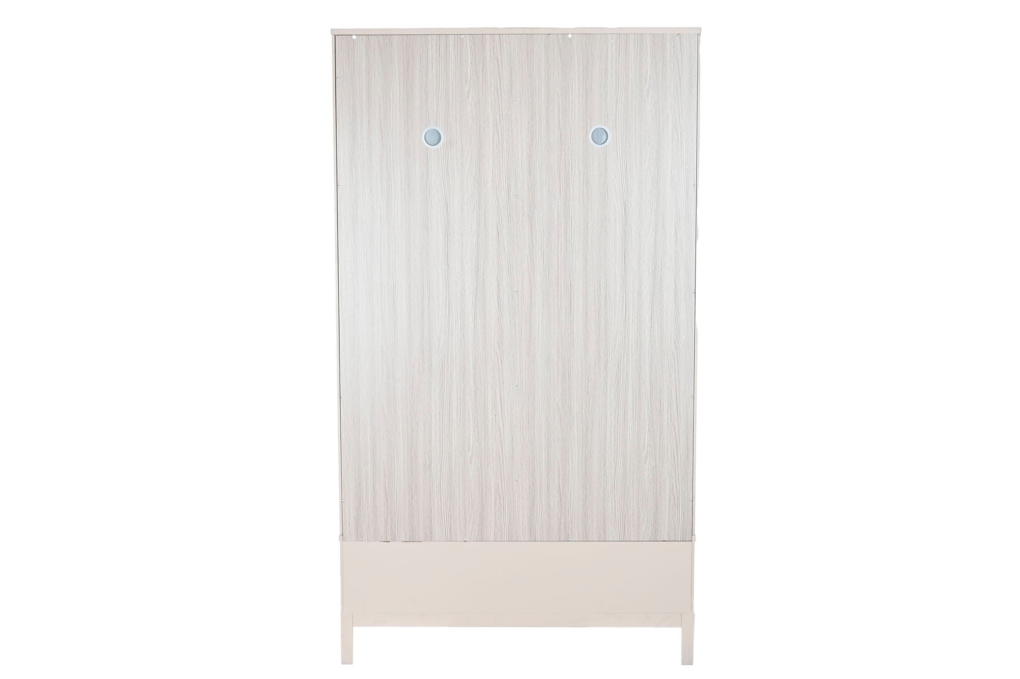 Armario Metal Mdf 110X60X195 Ropero Gris Claro