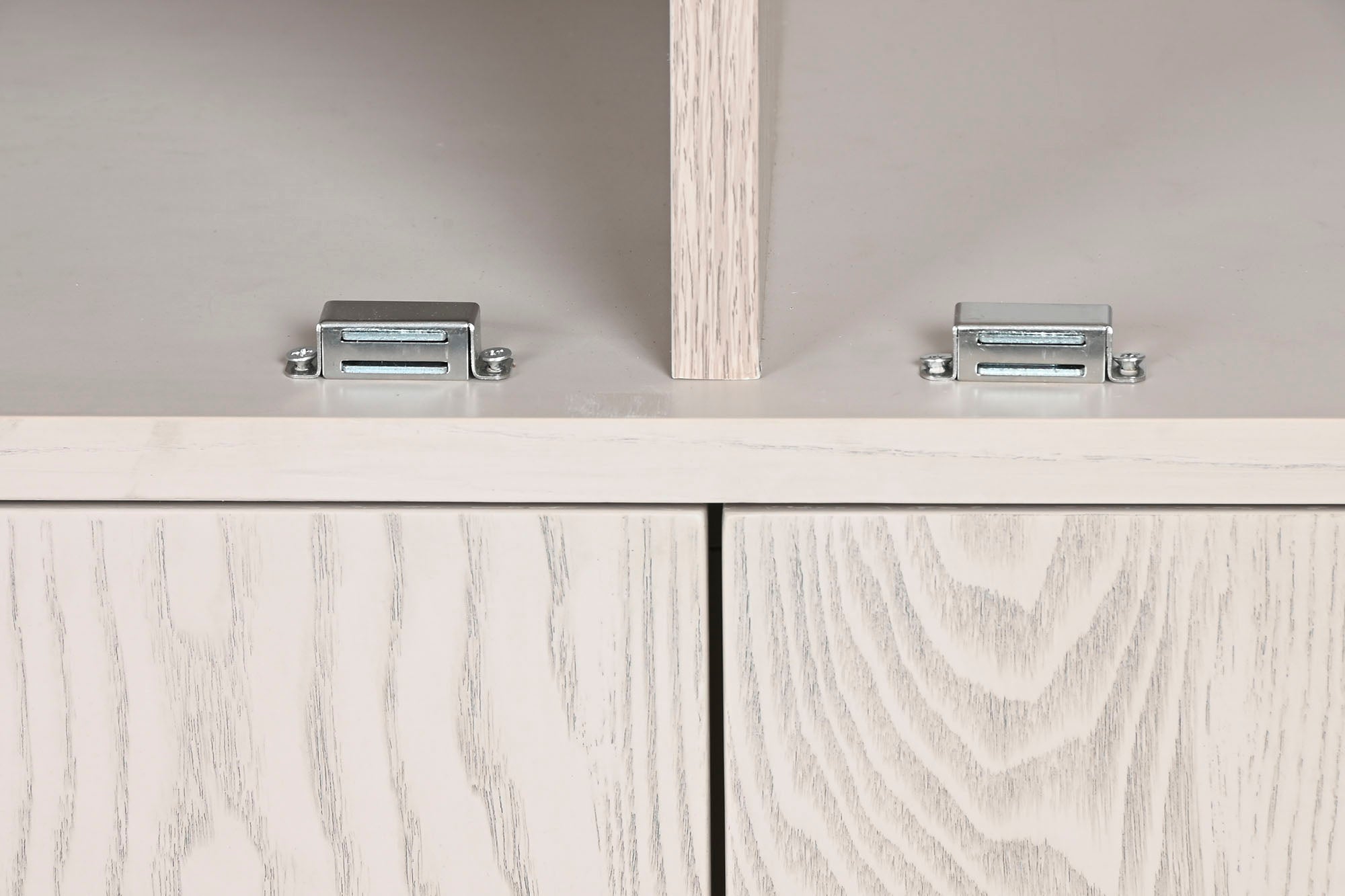 Armario Metal Mdf 110X60X195 Ropero Gris Claro