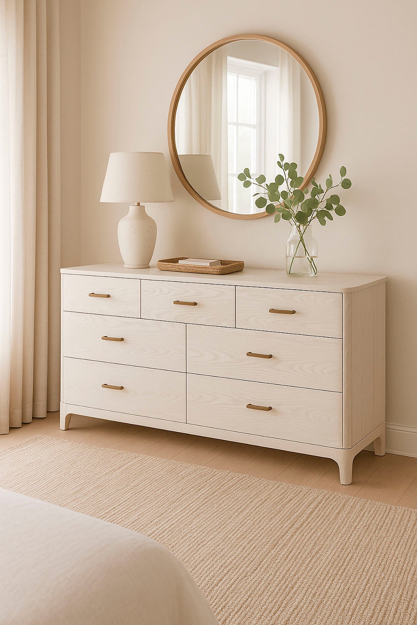 Comoda Metal Mdf 165X48,3X92,5 Gris Claro