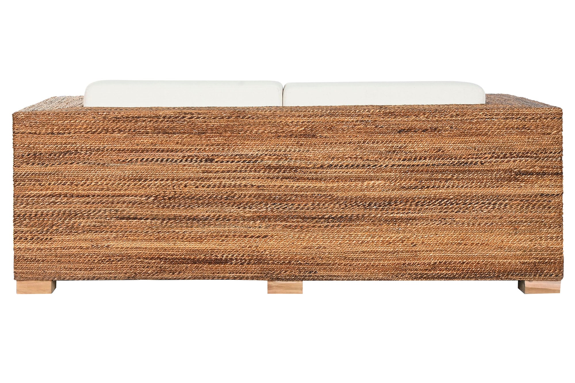 Sofa Fibra Teca 192X92X65 3 Plazas+ Cojines