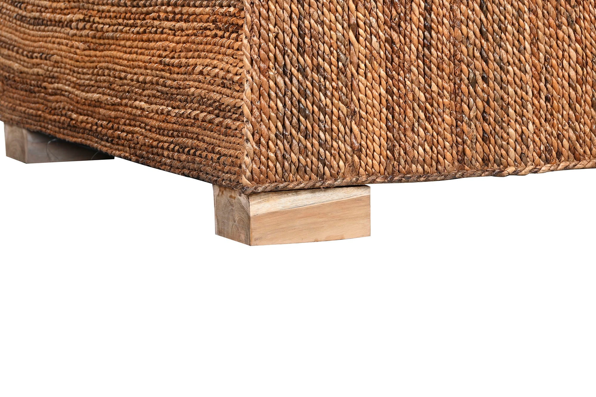 Sofa Fibra Teca 192X92X65 3 Plazas+ Cojines