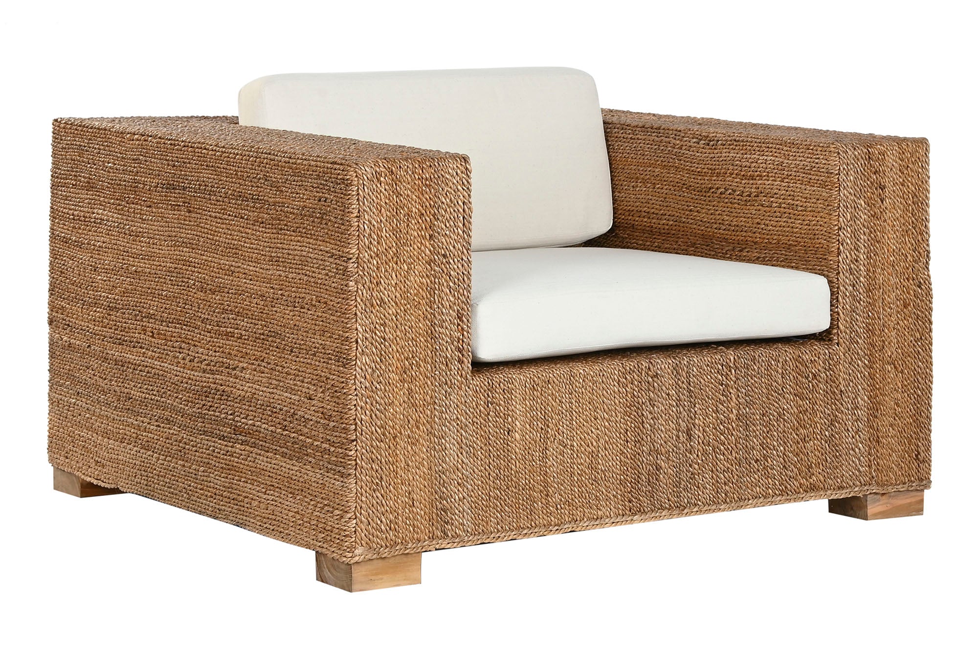 Sillon Fibra Teca 117X92X65 Incluye Cojines