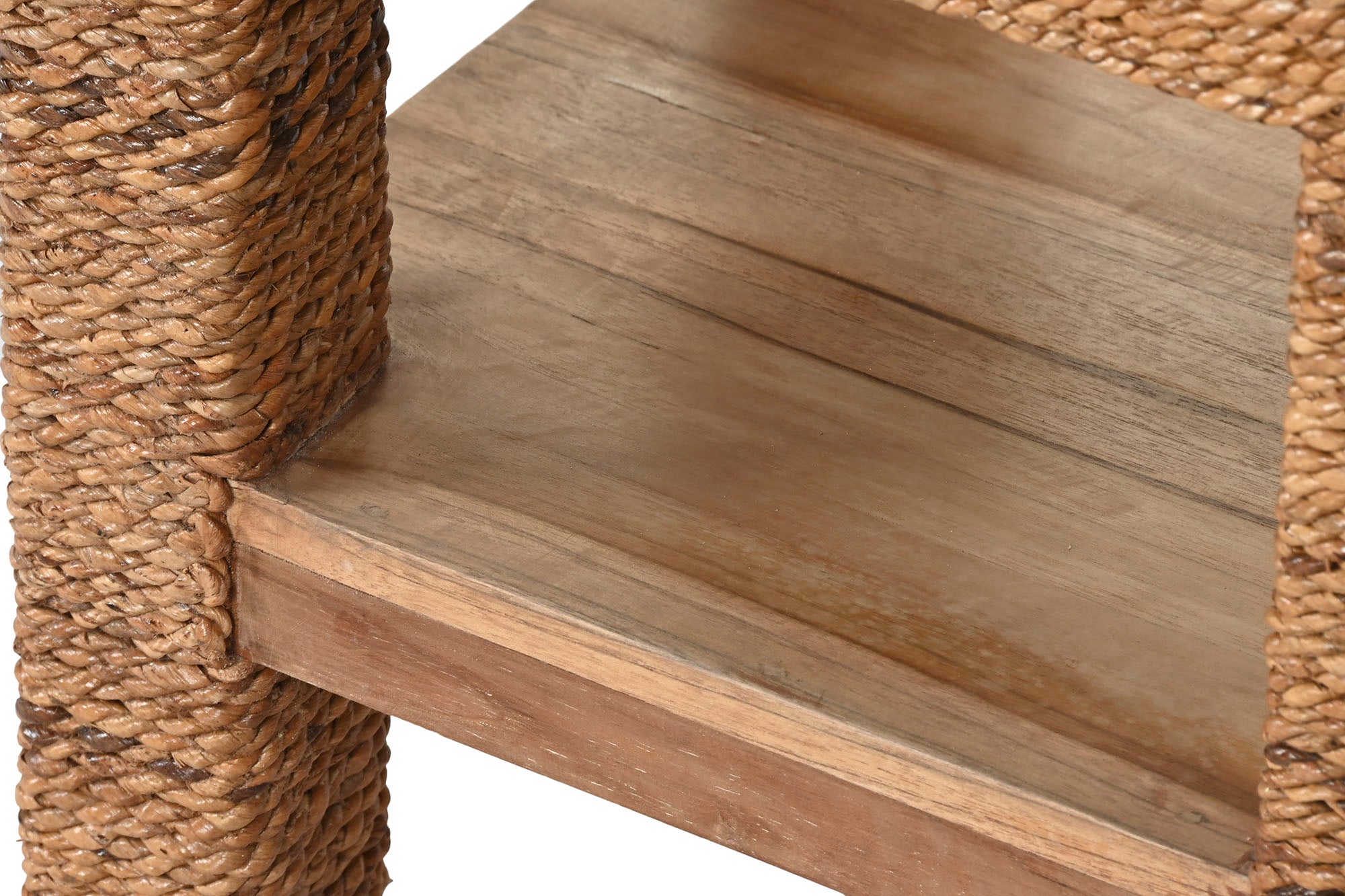 Mesita Auxiliar Fibra Teca 40X40X40 Natural