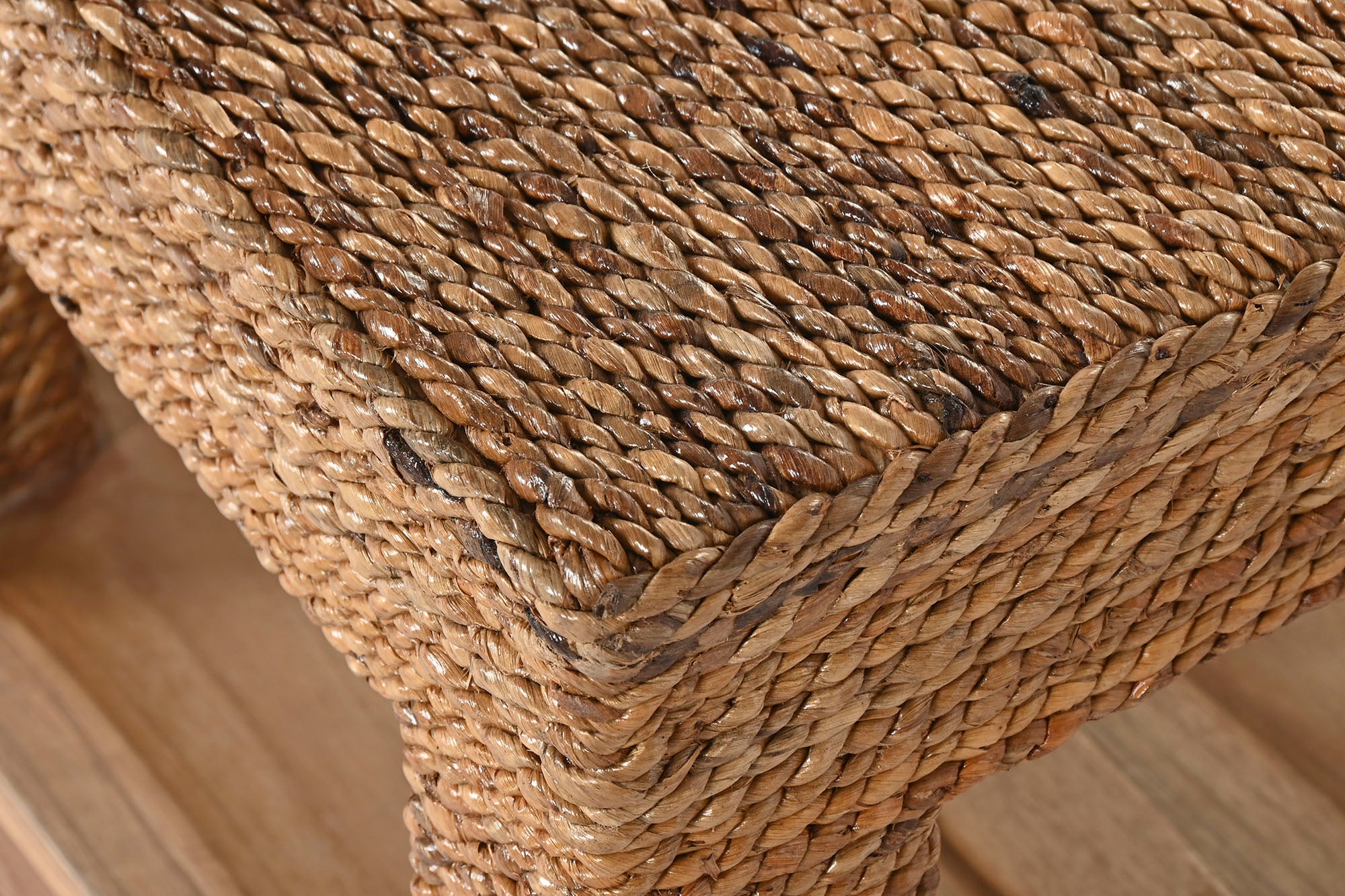 Mesita Auxiliar Fibra Teca 40X40X40 Natural