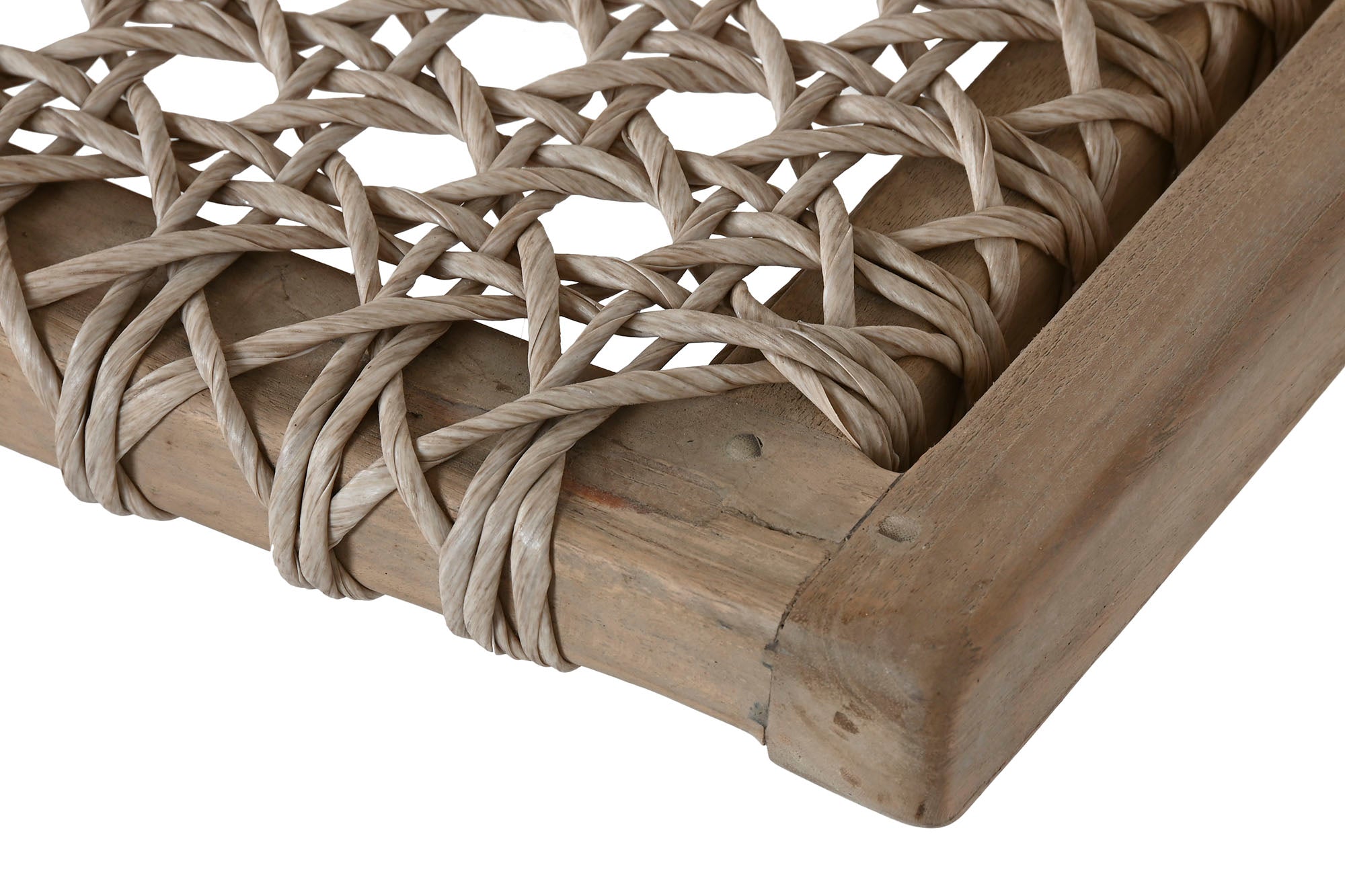 Sillon Teca Fibra 60X70X82 Trenzado A Mano Natural