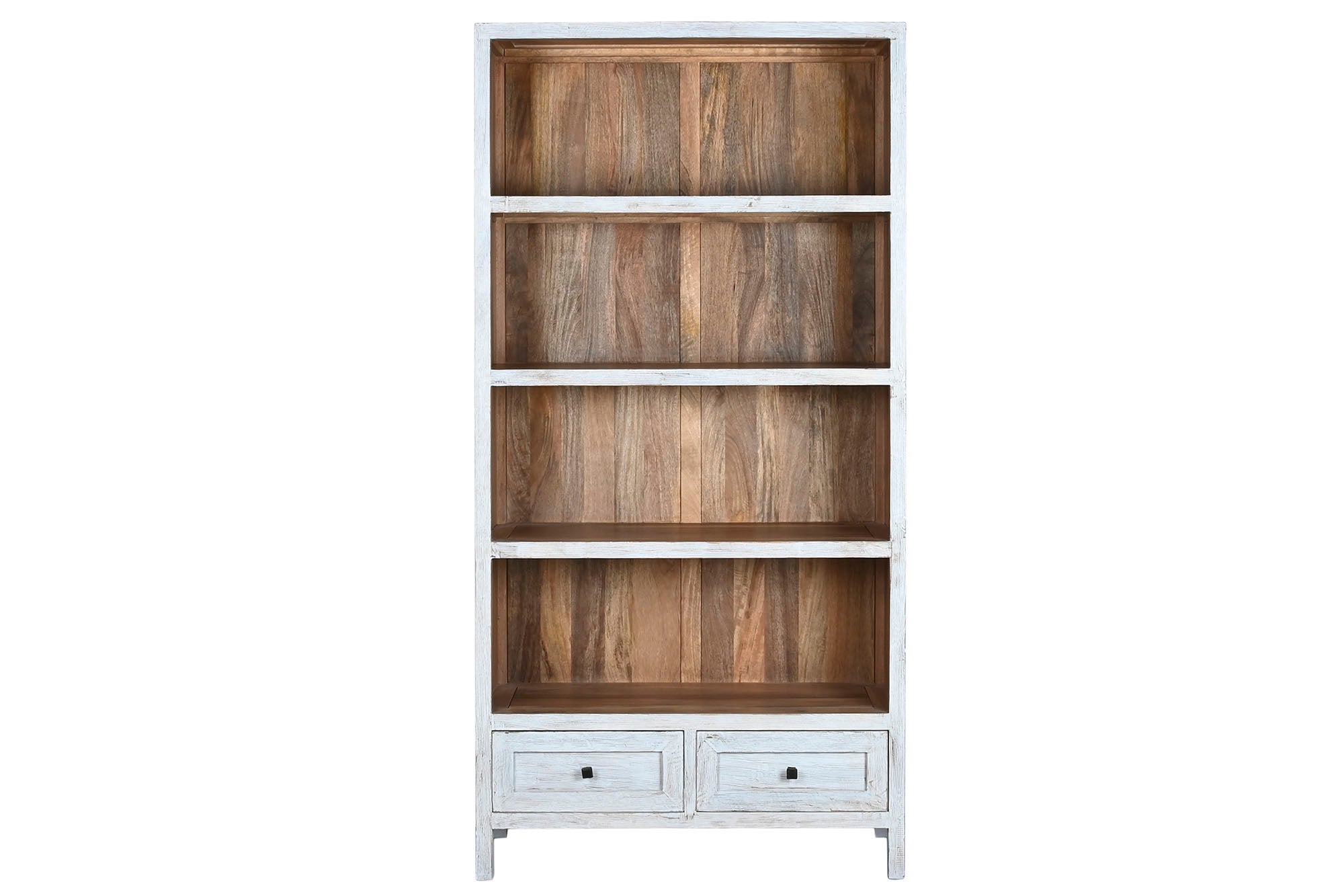 Estanteria Mango 100X40X198 Desgastado Blanco