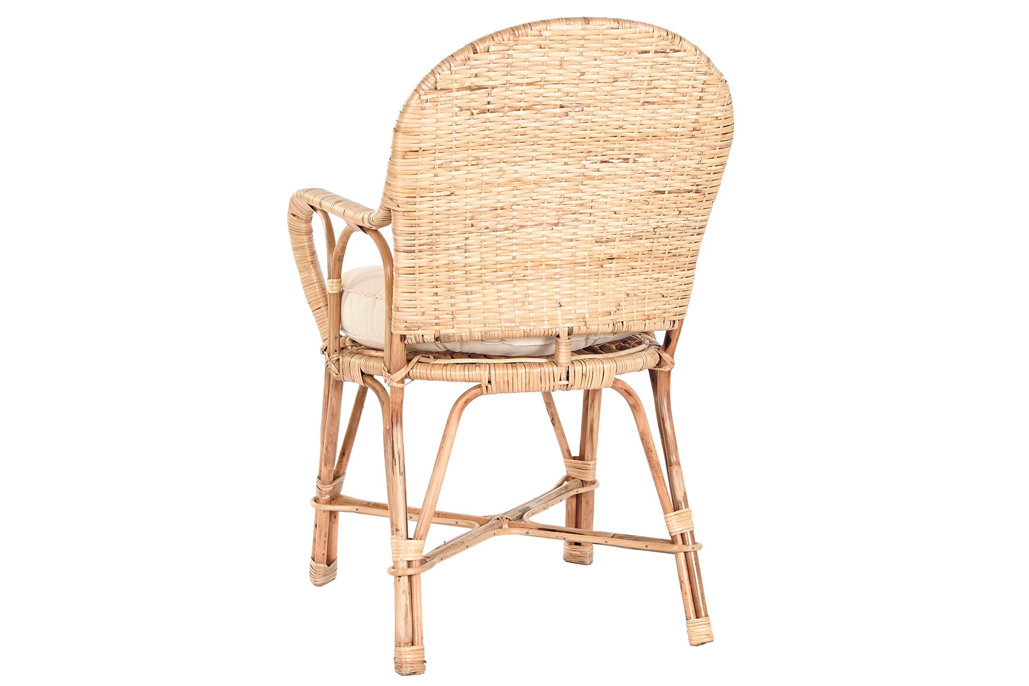 Silla Bambu Ratan 54X51X92 Natural