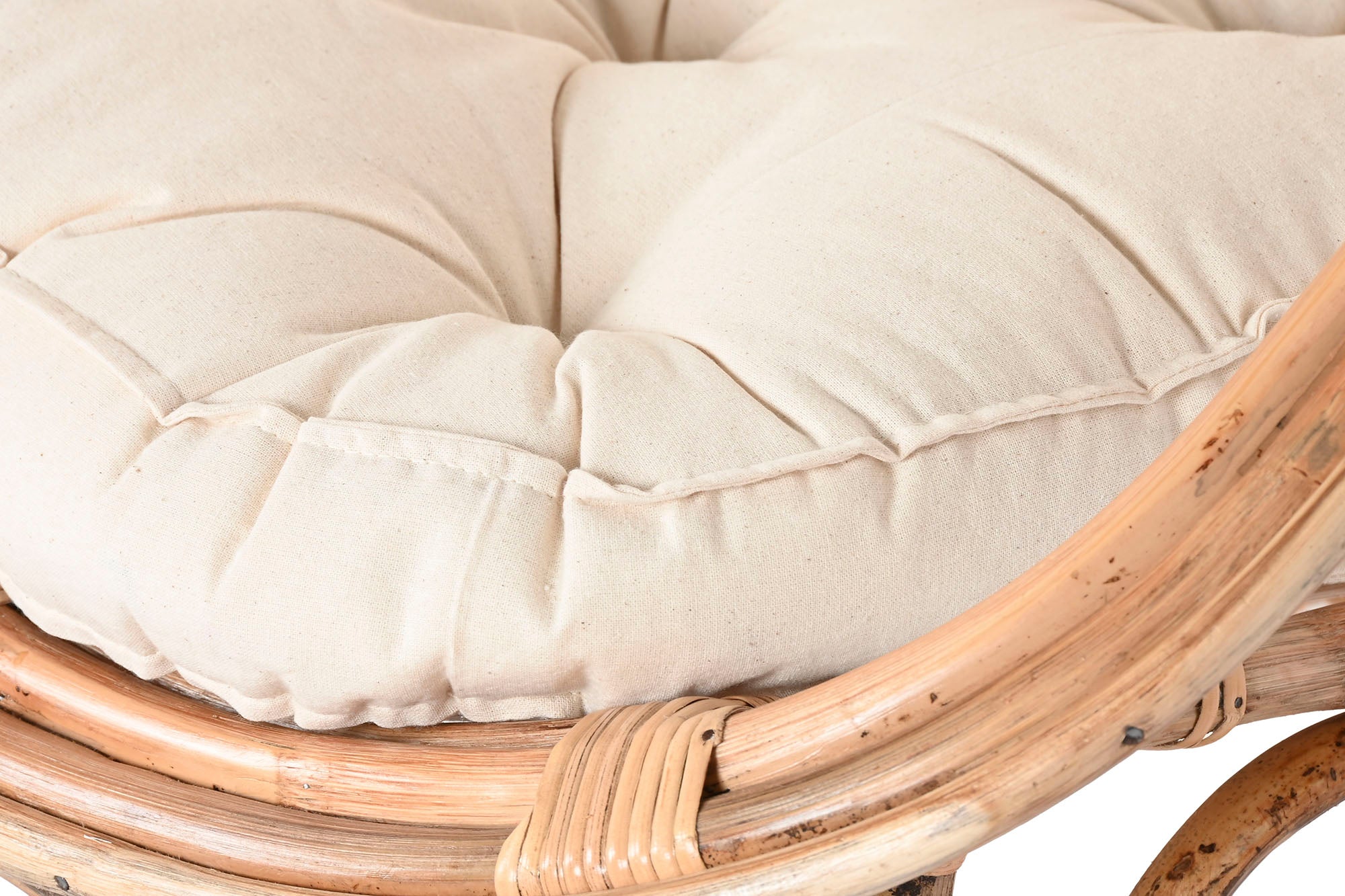 Silla Bambu Ratan 63X55X90 Natural
