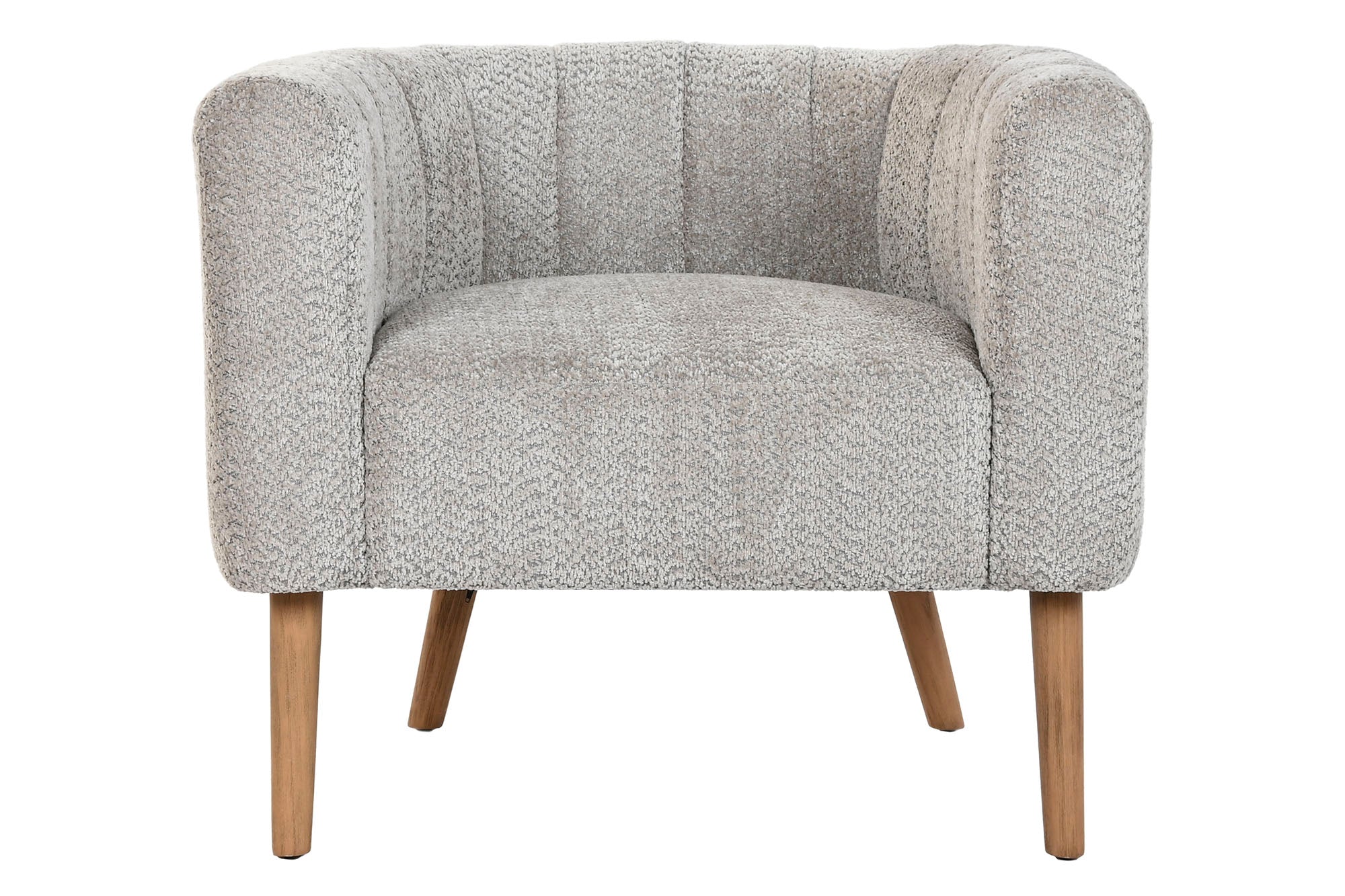 Polyester Wood Armchair 79X72X67 Gray