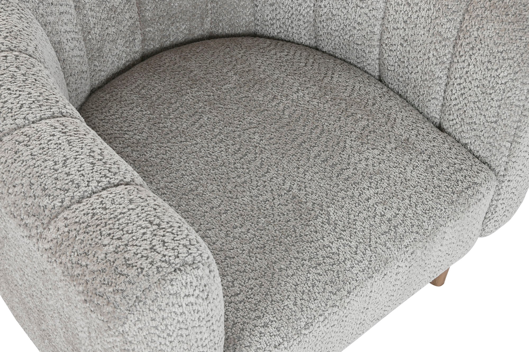 Polyester Wood Armchair 79X72X67 Gray