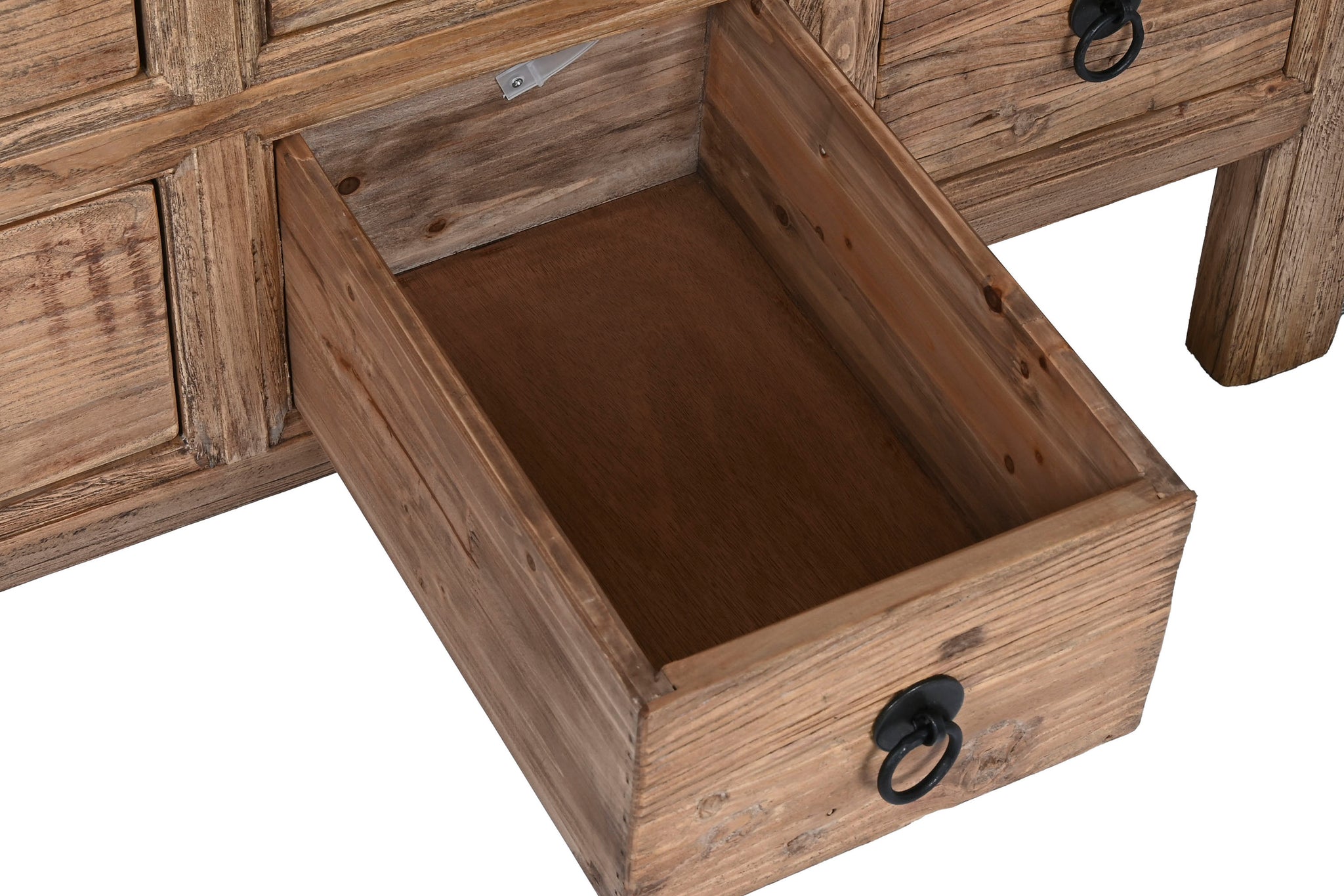 Cajonera Olmo Macizo 97X40X86 Envejecido Natural