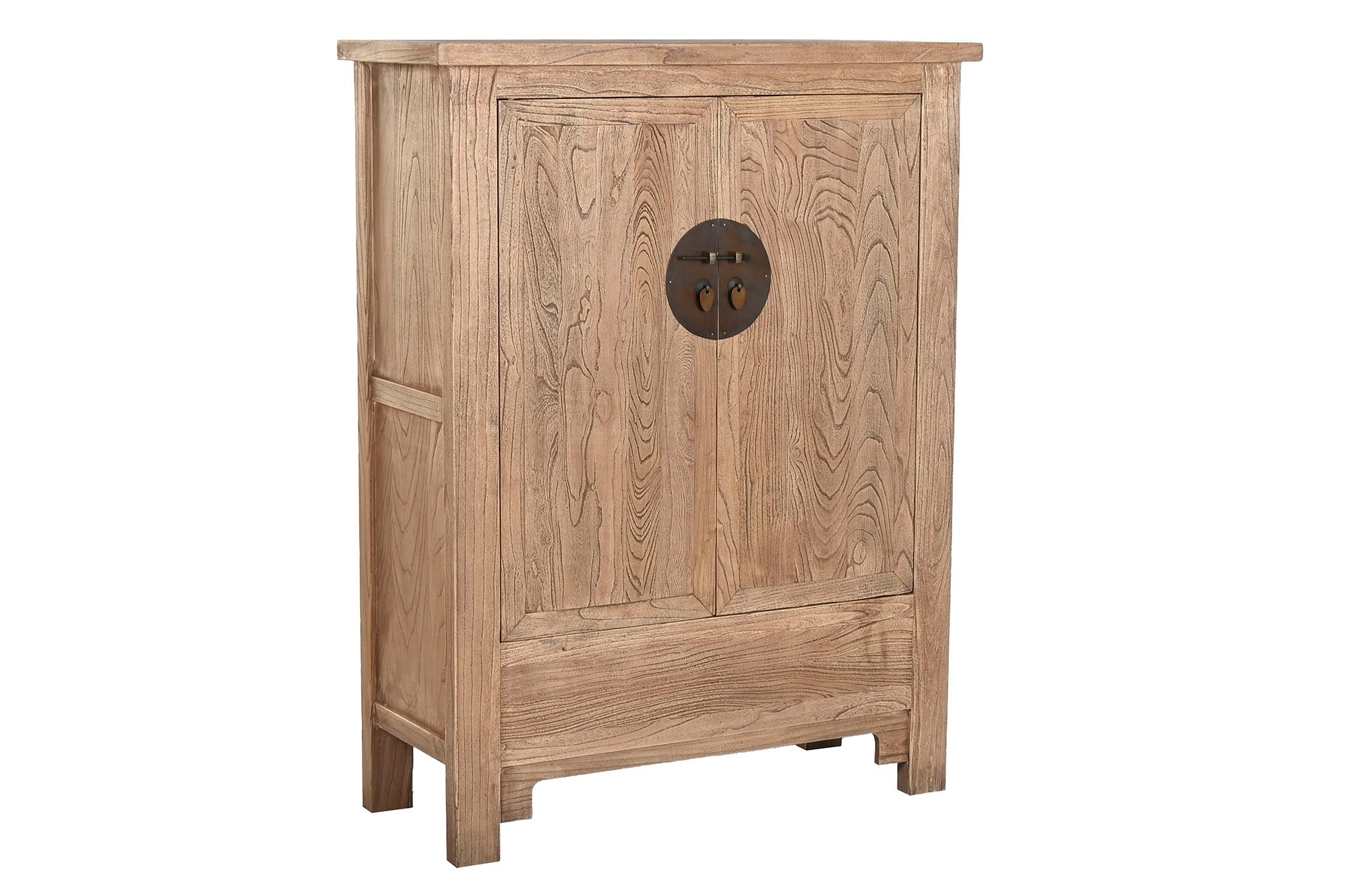 Armario Olmo Macizo 102X40X132 Envejecido Natural