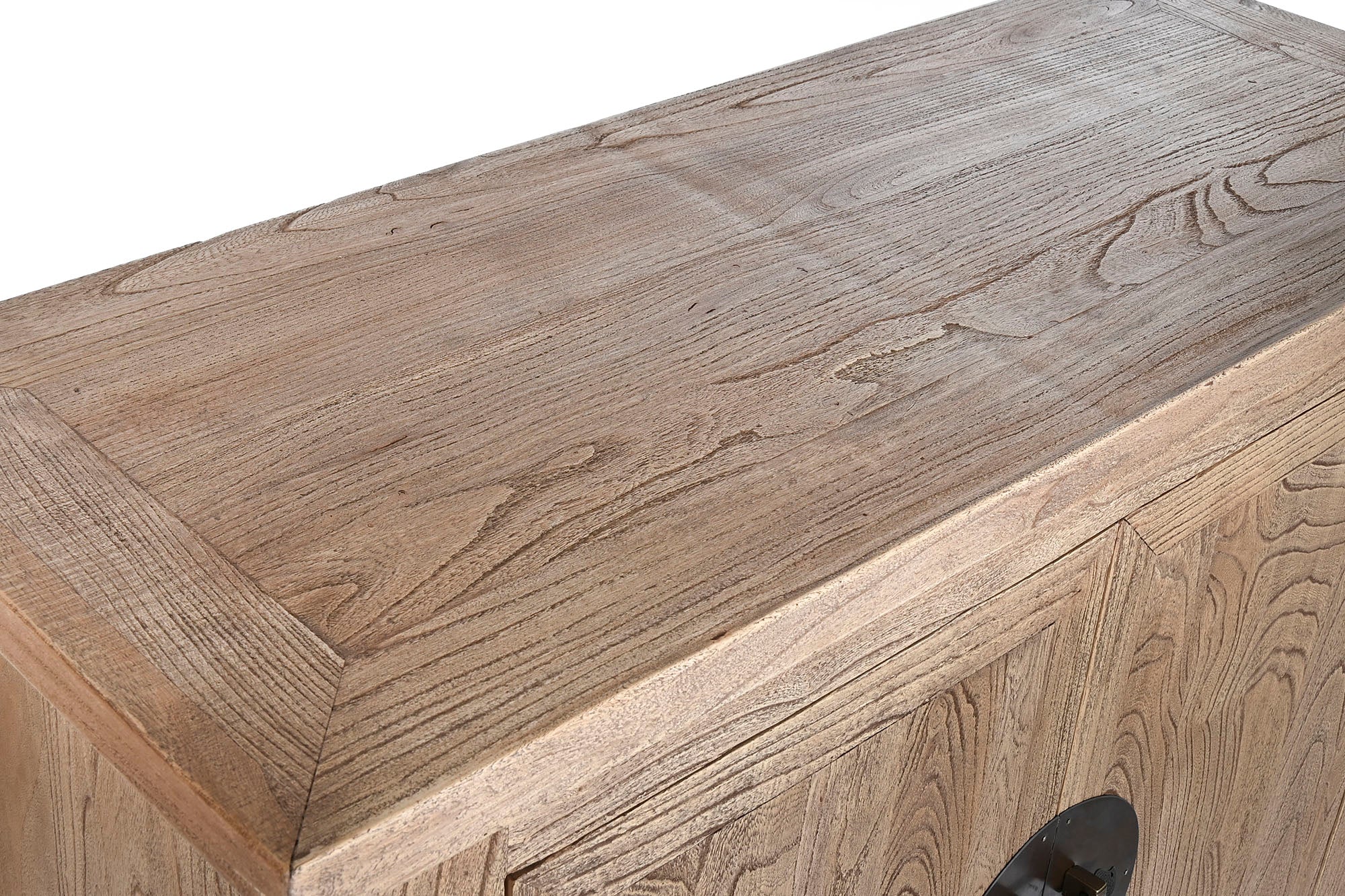 Armario Olmo Macizo 102X40X132 Envejecido Natural