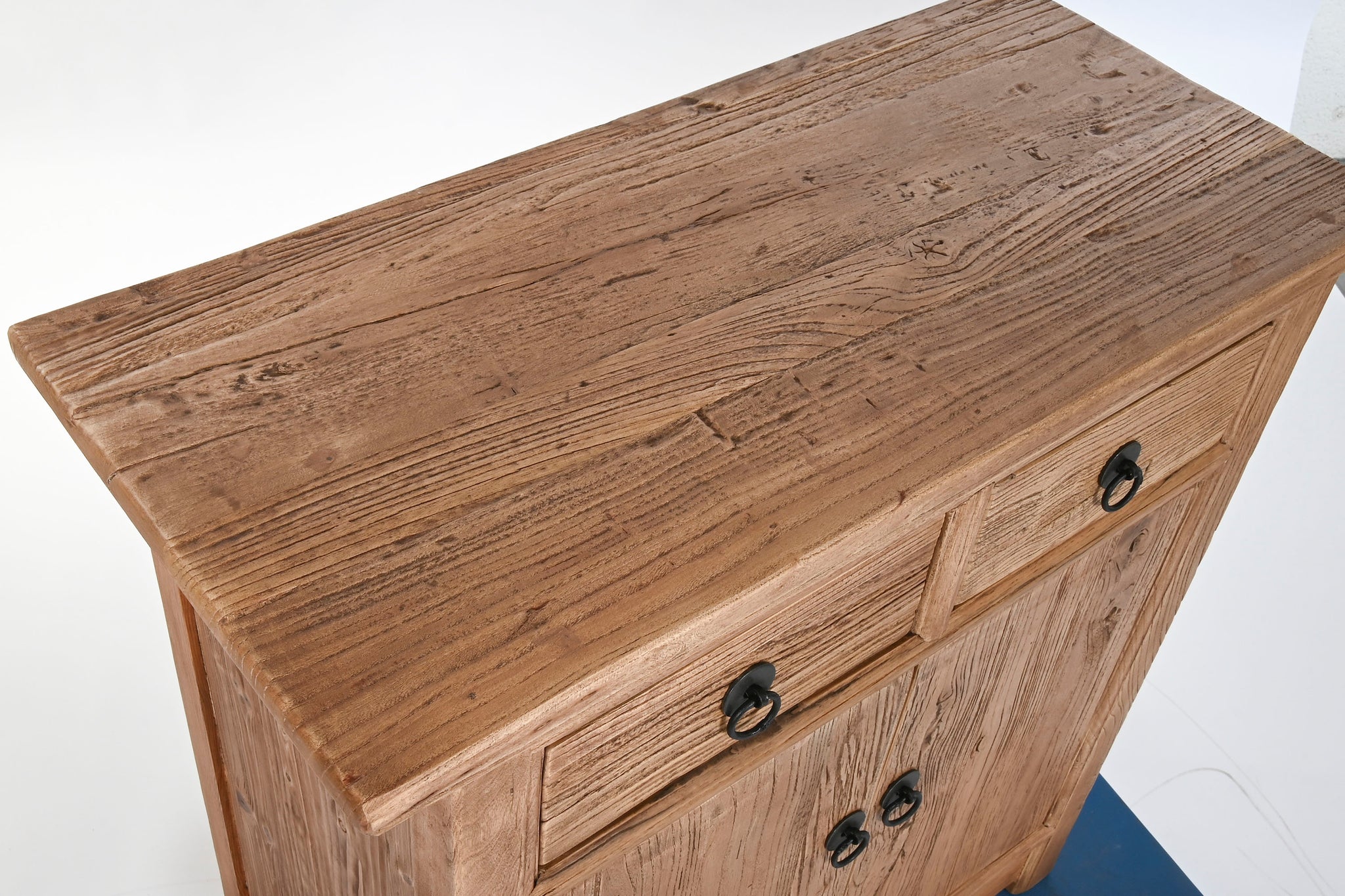 Aparador Olmo Macizo 88X40X87 Envejecido Natural