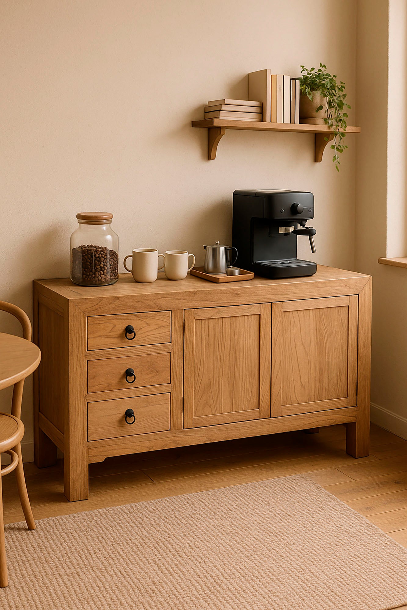 Buffet Olmo 145X40X81 Envejecido Natural