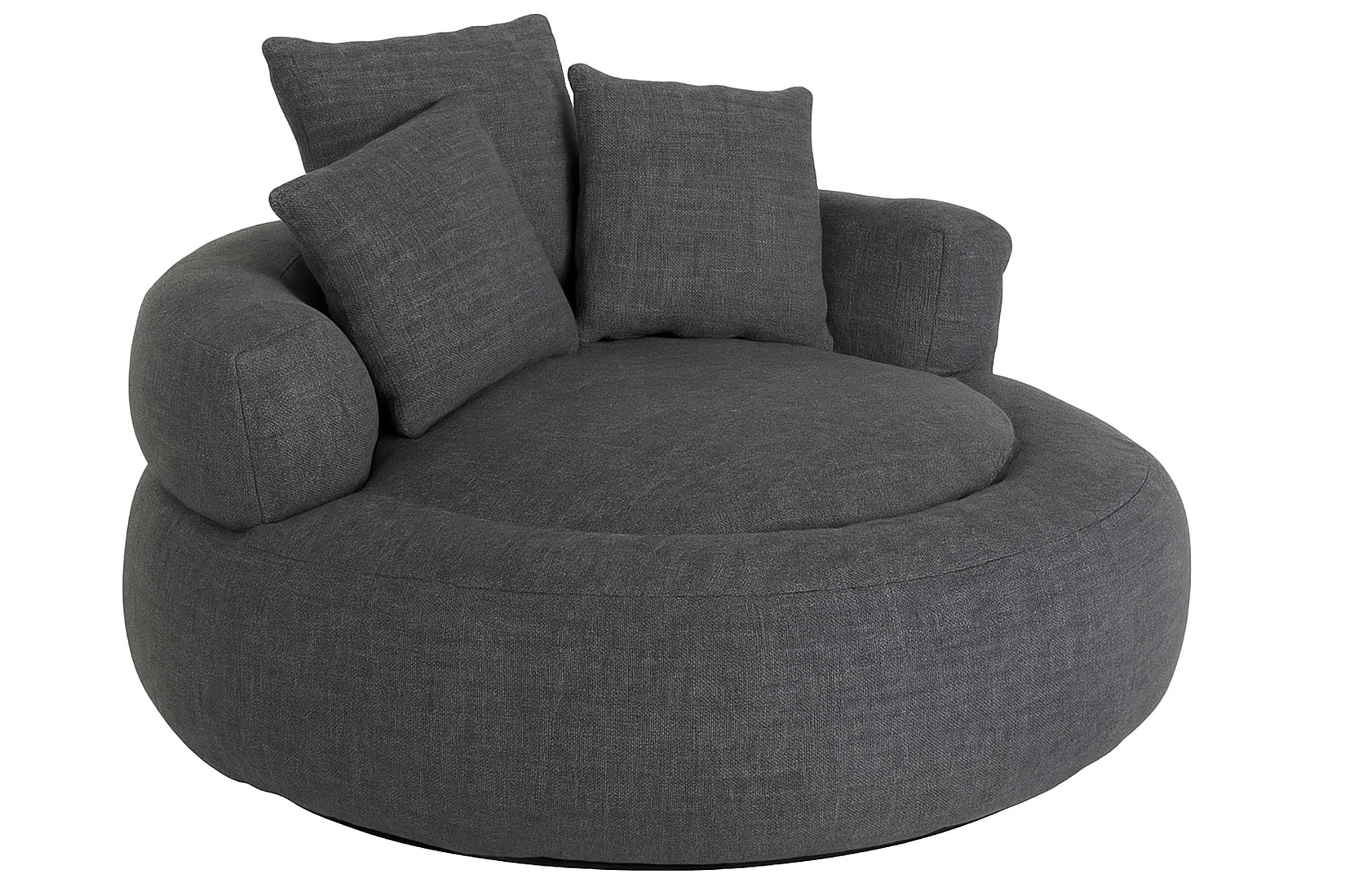 Sillon Poliester 94X94X50 Gris Oscuro