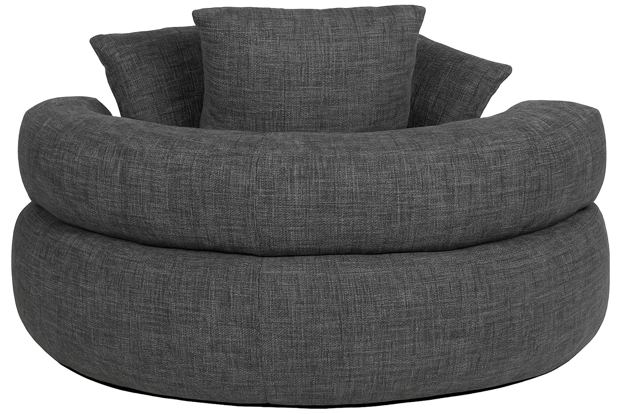 Sillon Poliester 94X94X50 Gris Oscuro
