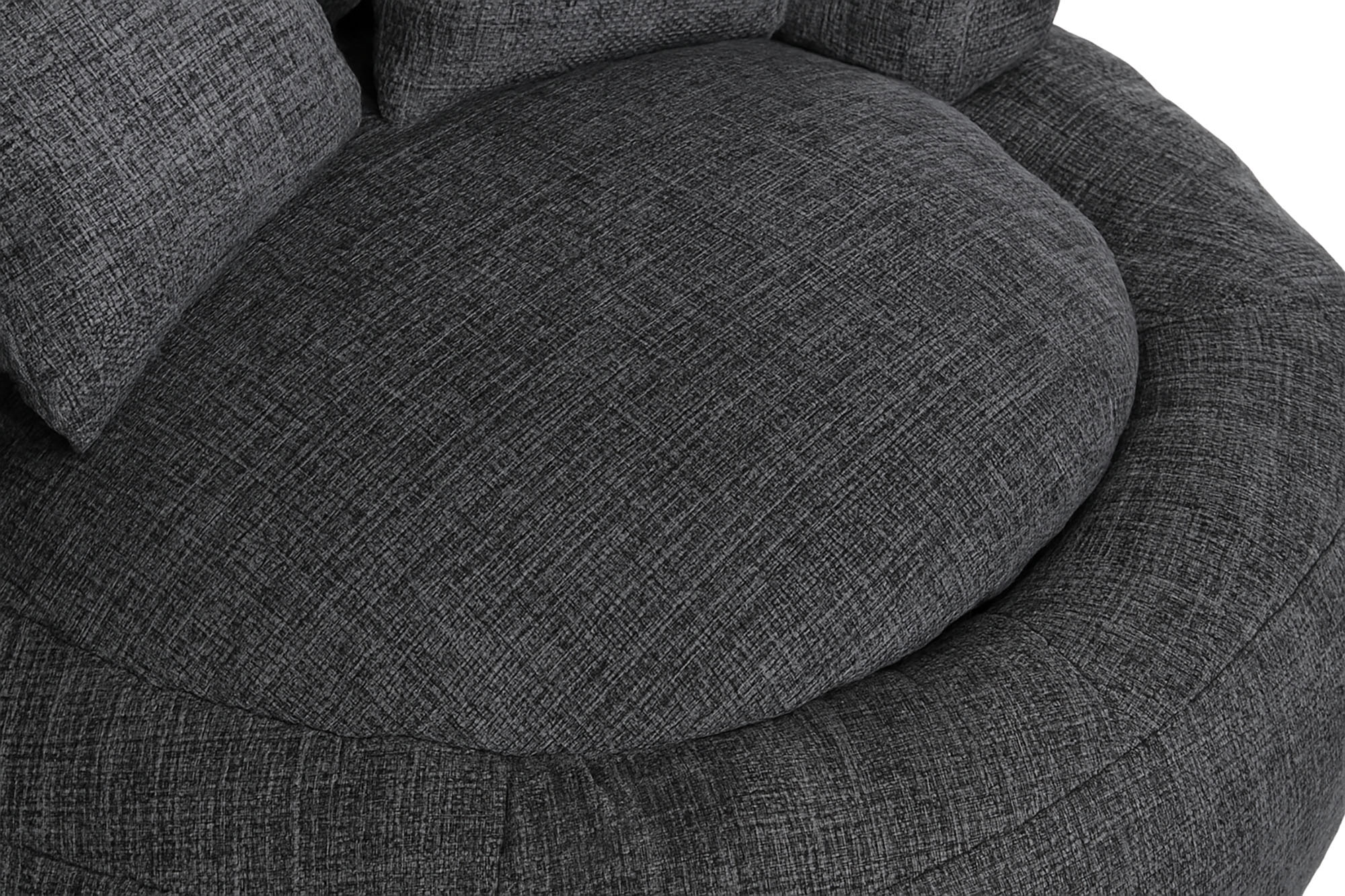 Sillon Poliester 94X94X50 Gris Oscuro
