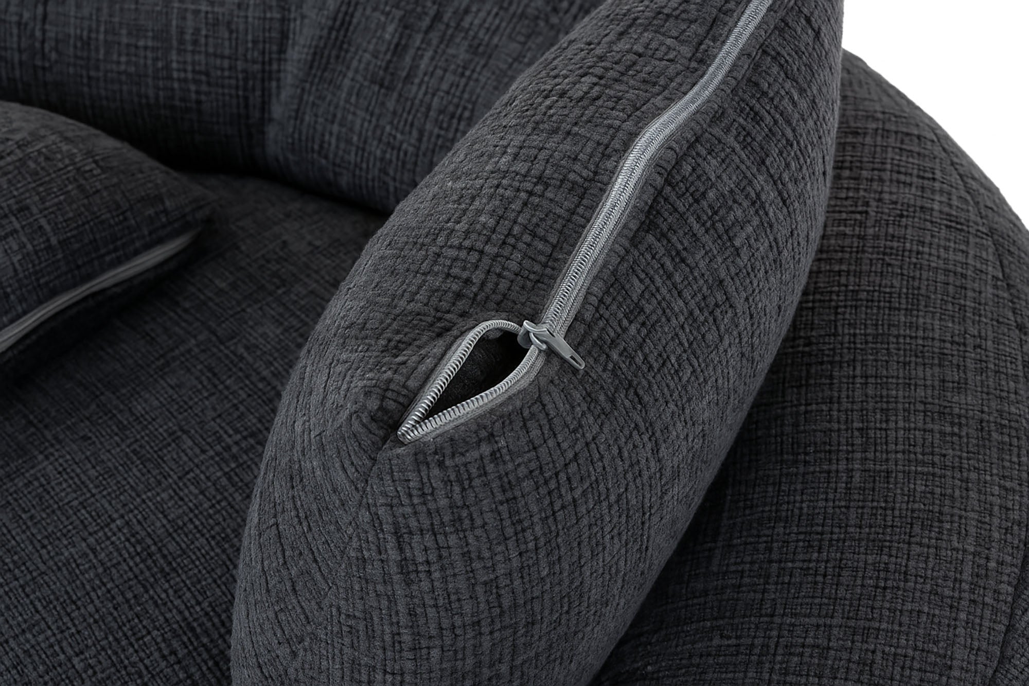 Sillon Poliester 94X94X50 Gris Oscuro