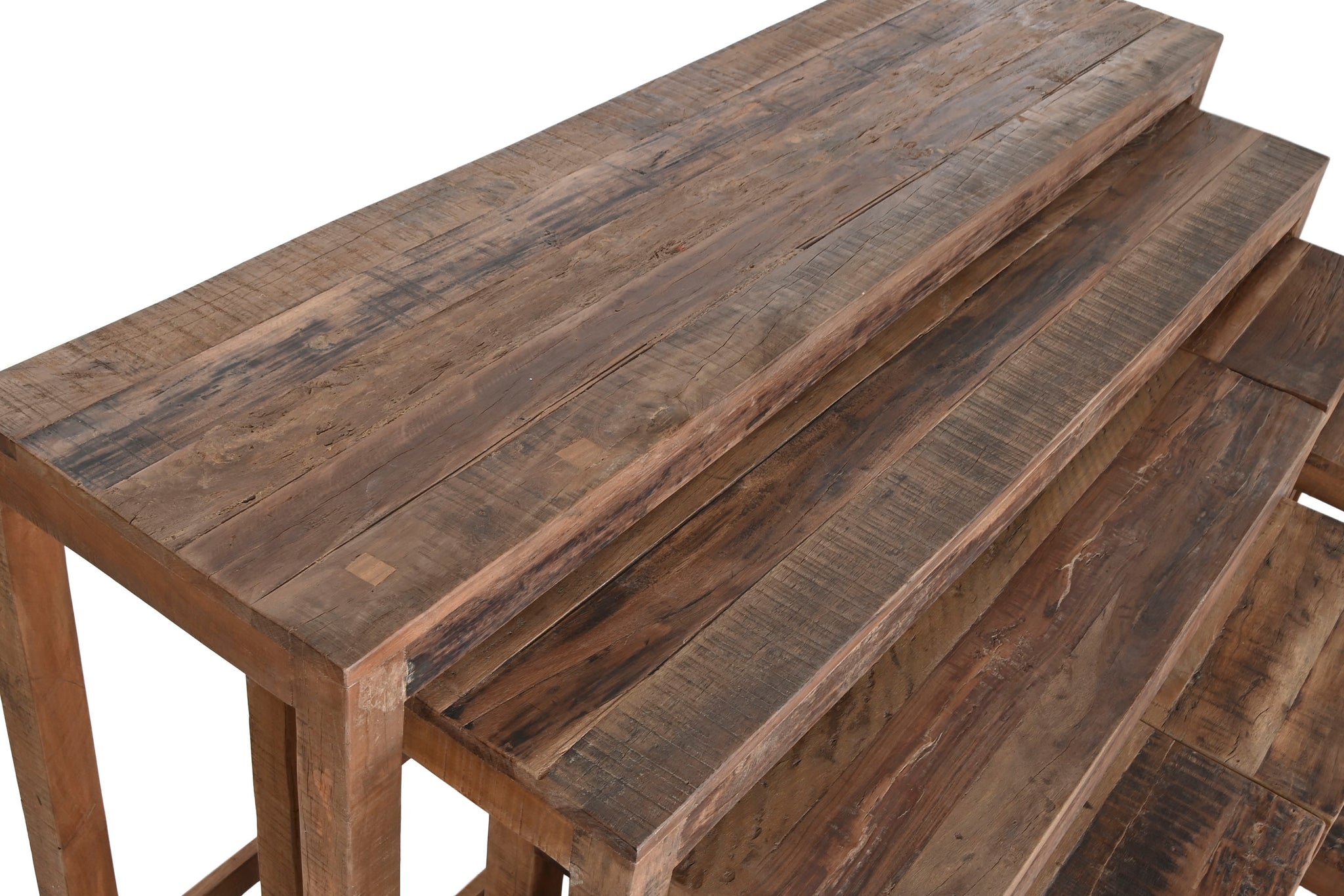 Consola Mas Mesa Set 9 Madera 160X40X82 Mesitas