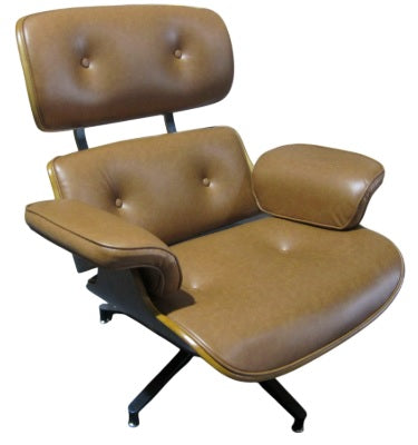 Butaca Set 2 Nogal Pu 89X87X79 Reposapies Camel