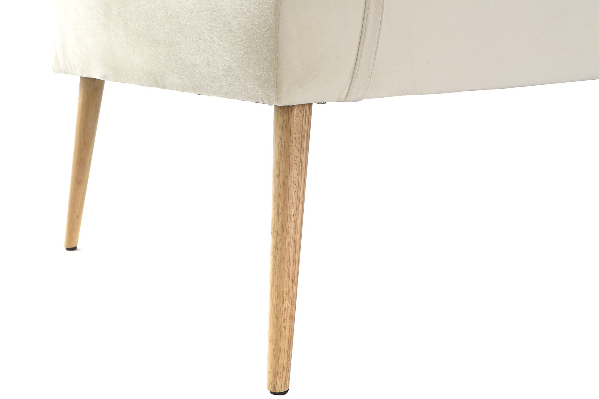 Divan Poliester Metal 184X76X62 Crema