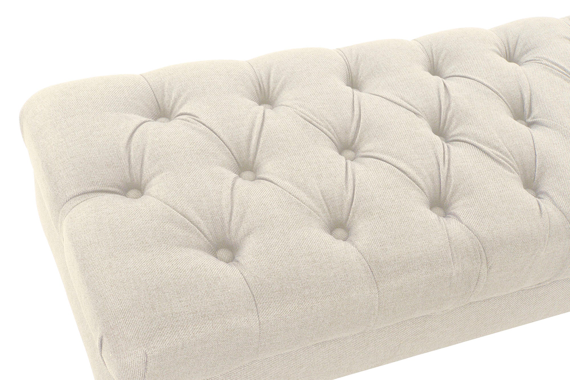 Descalzadora Poliester Rubberwood 158X48X42 Crema