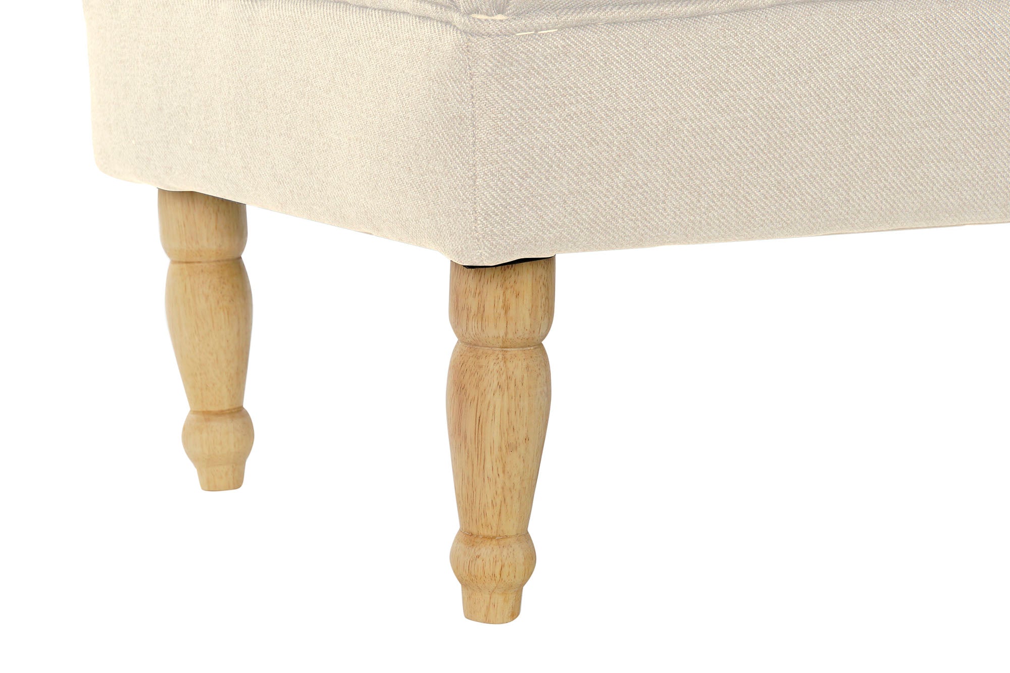 Descalzadora Poliester Rubberwood 158X48X42 Crema
