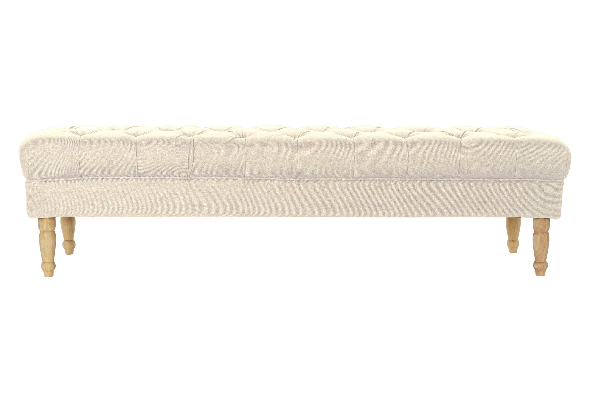 Descalzadora Poliester Rubberwood 158X48X42 Crema