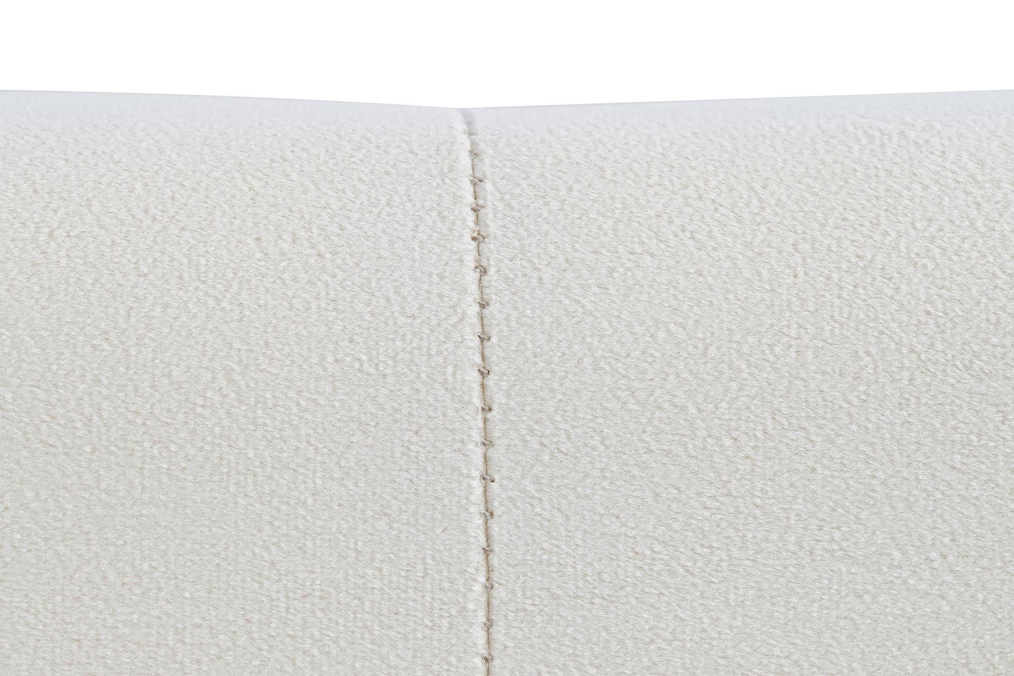 Cabecero Cama Poliester Mdf 159X8X119 12,40 Crema